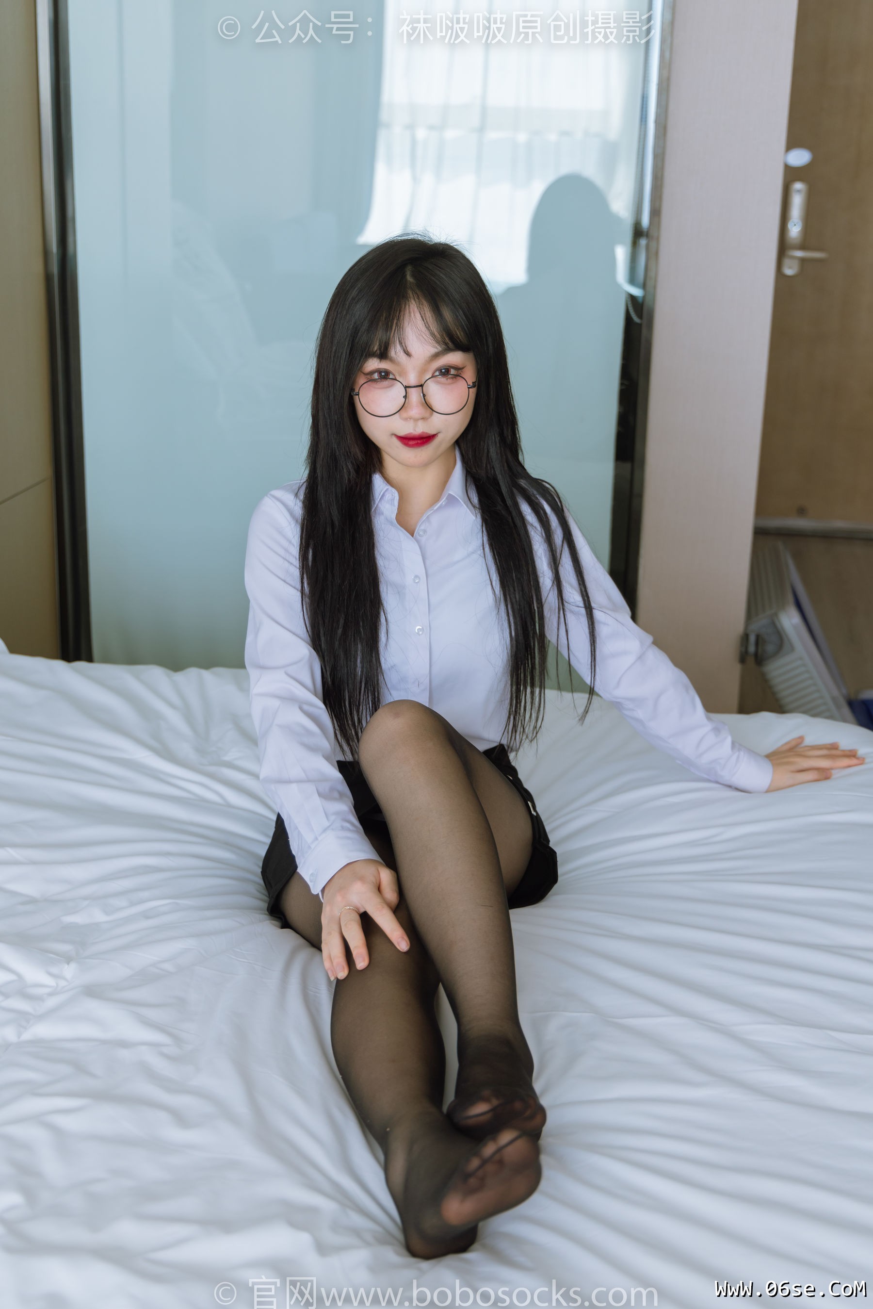 图片[128]-BoBoSocks袜啵啵 No.185 周周-ol制服、高跟鞋、黑丝[140P]-六色网