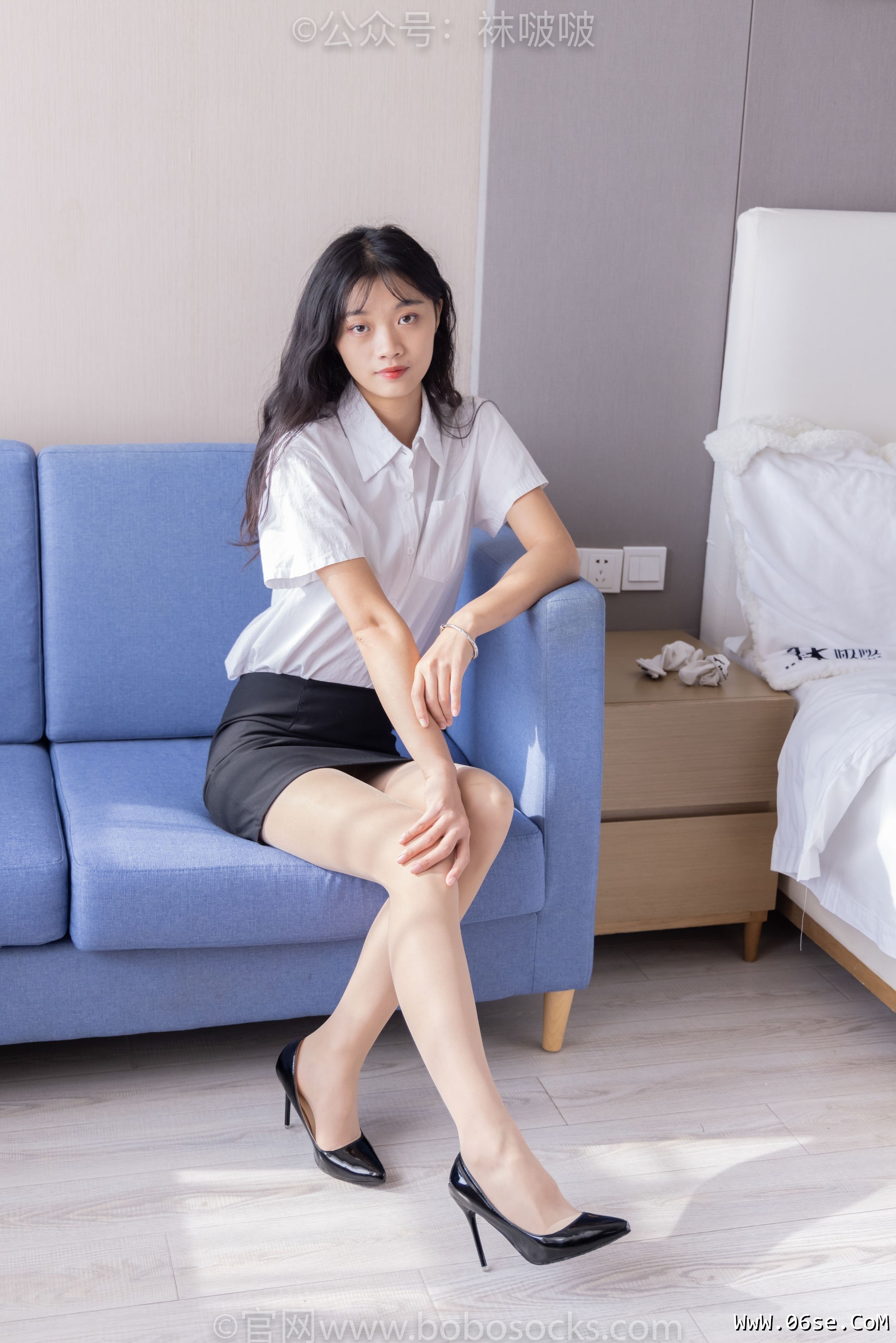 图片[10]-BoBoSocks袜啵啵 No.071 涵涵-OL制服、高跟鞋、肉丝[145P]-六色网
