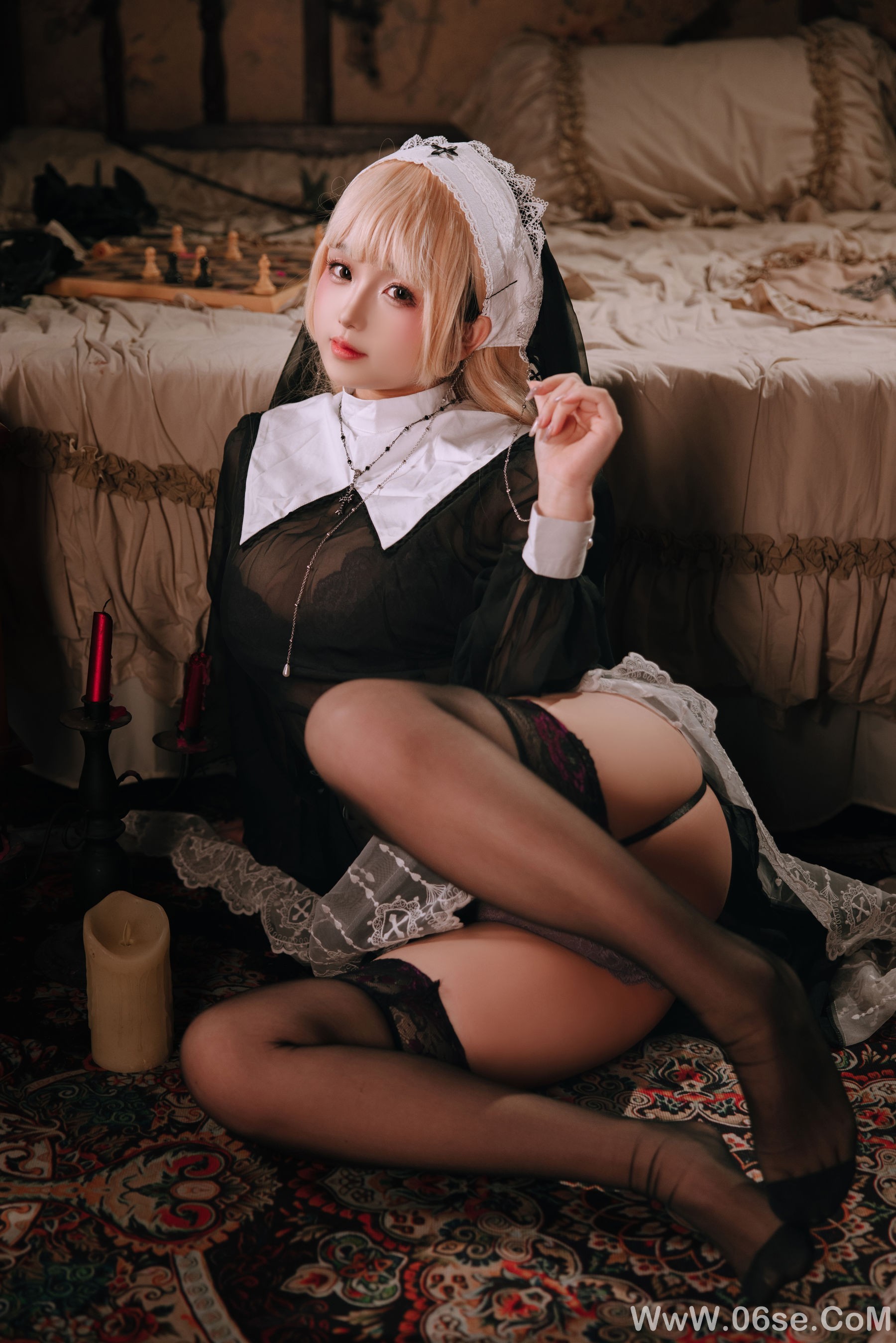 图片[17]-Cosplay日奈娇 – 禁忌修女[160P]-六色网