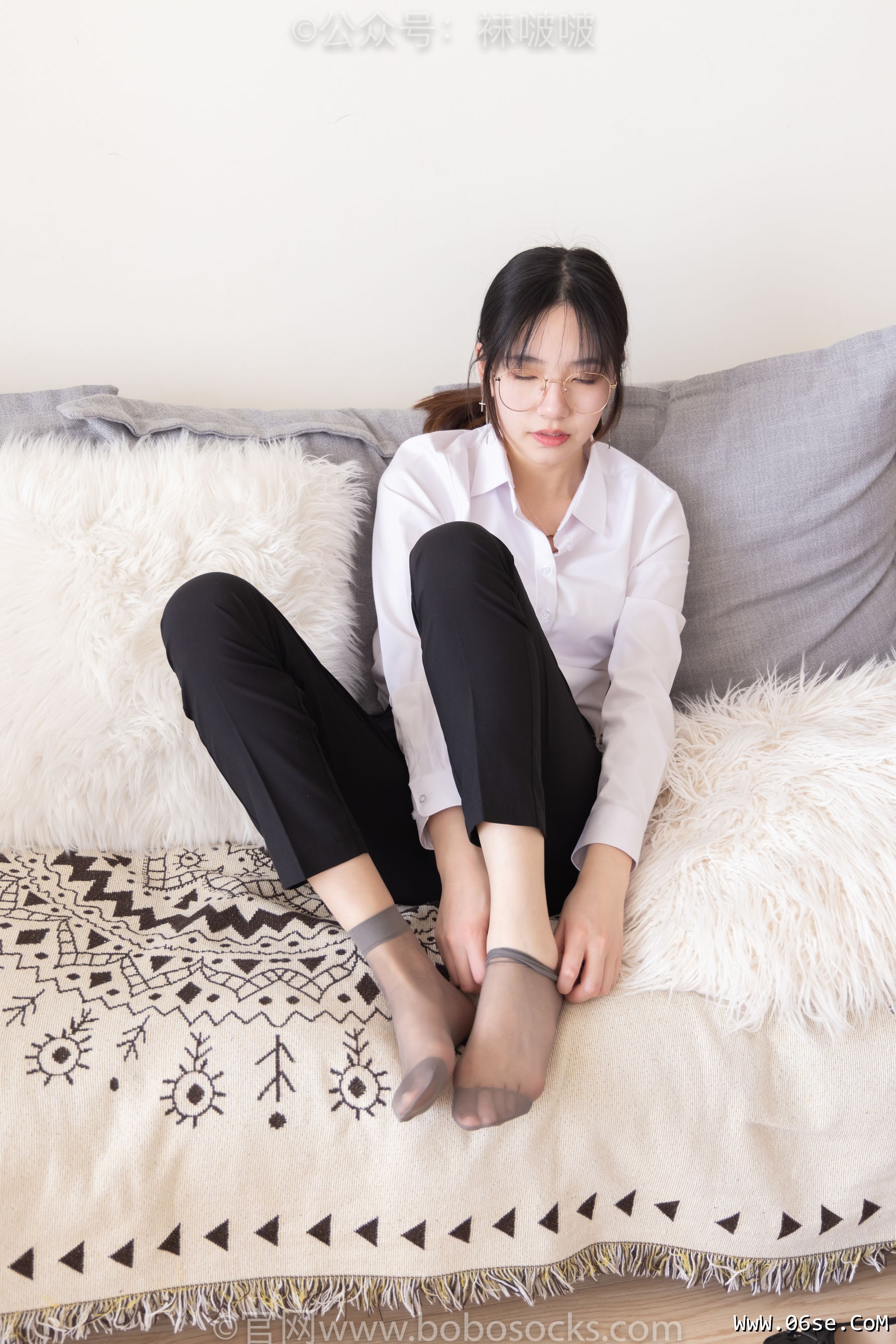 图片[52]-BoBoSocks袜啵啵 No.085 小甜豆-平底鞋、短灰丝、短肉丝[140P]-六色网