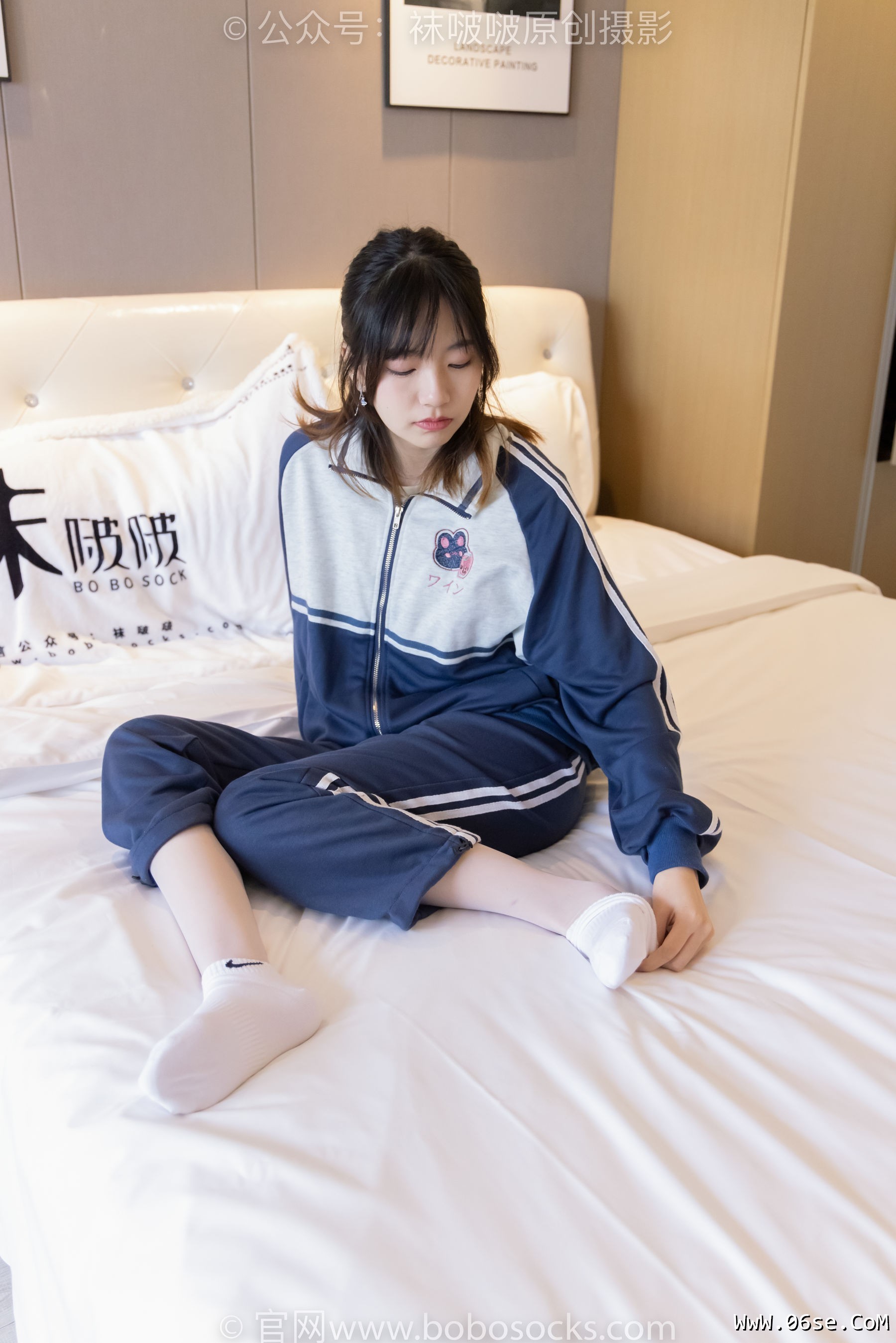 图片[123]-BoBoSocks袜啵啵 No.226 小甜豆-运动鞋、白棉袜、白丝[140P]-六色网