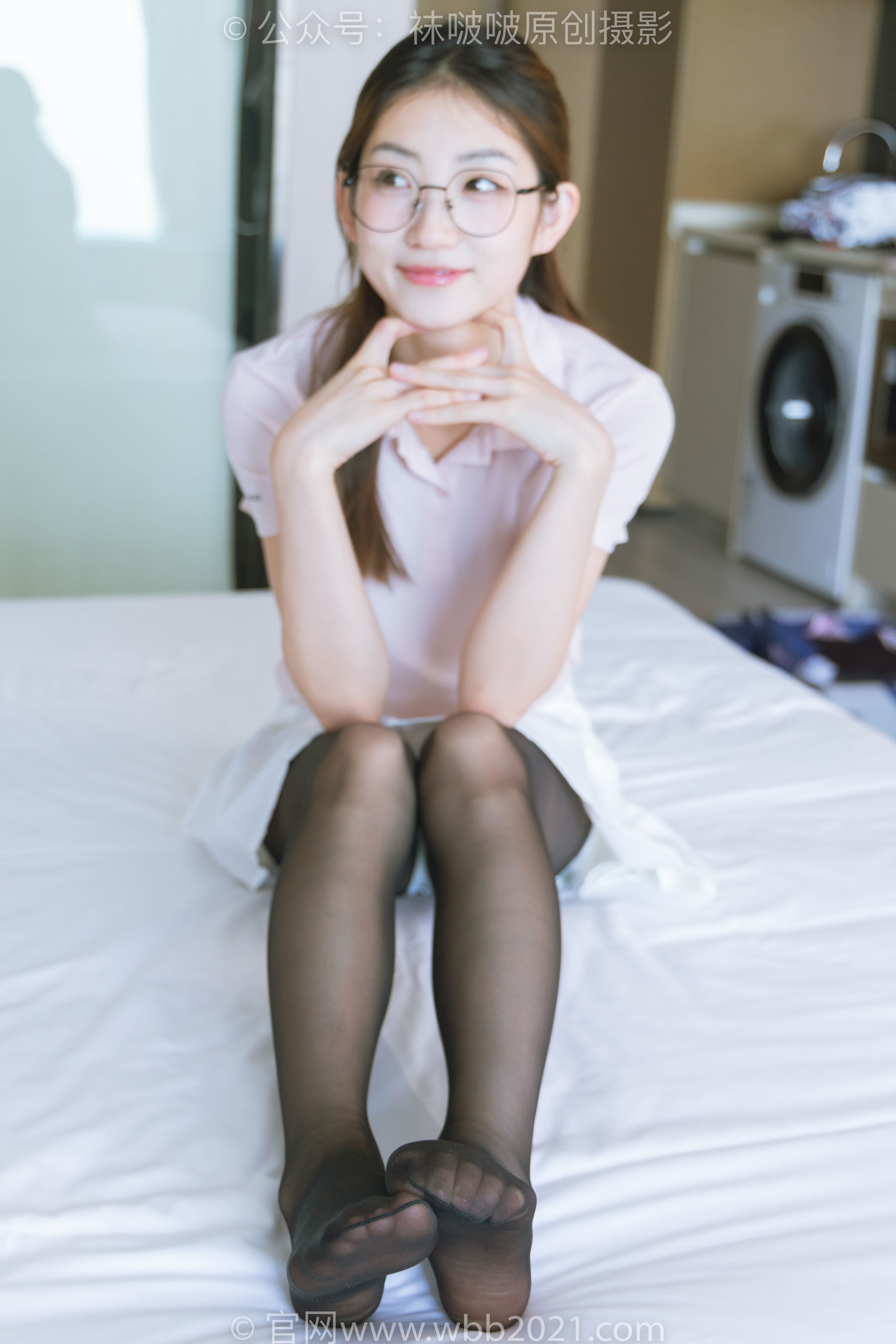 图片[132]-BoBoSocks袜啵啵 No.273 小沫 -运动鞋、粉色棉袜、黑丝[143P]-六色网
