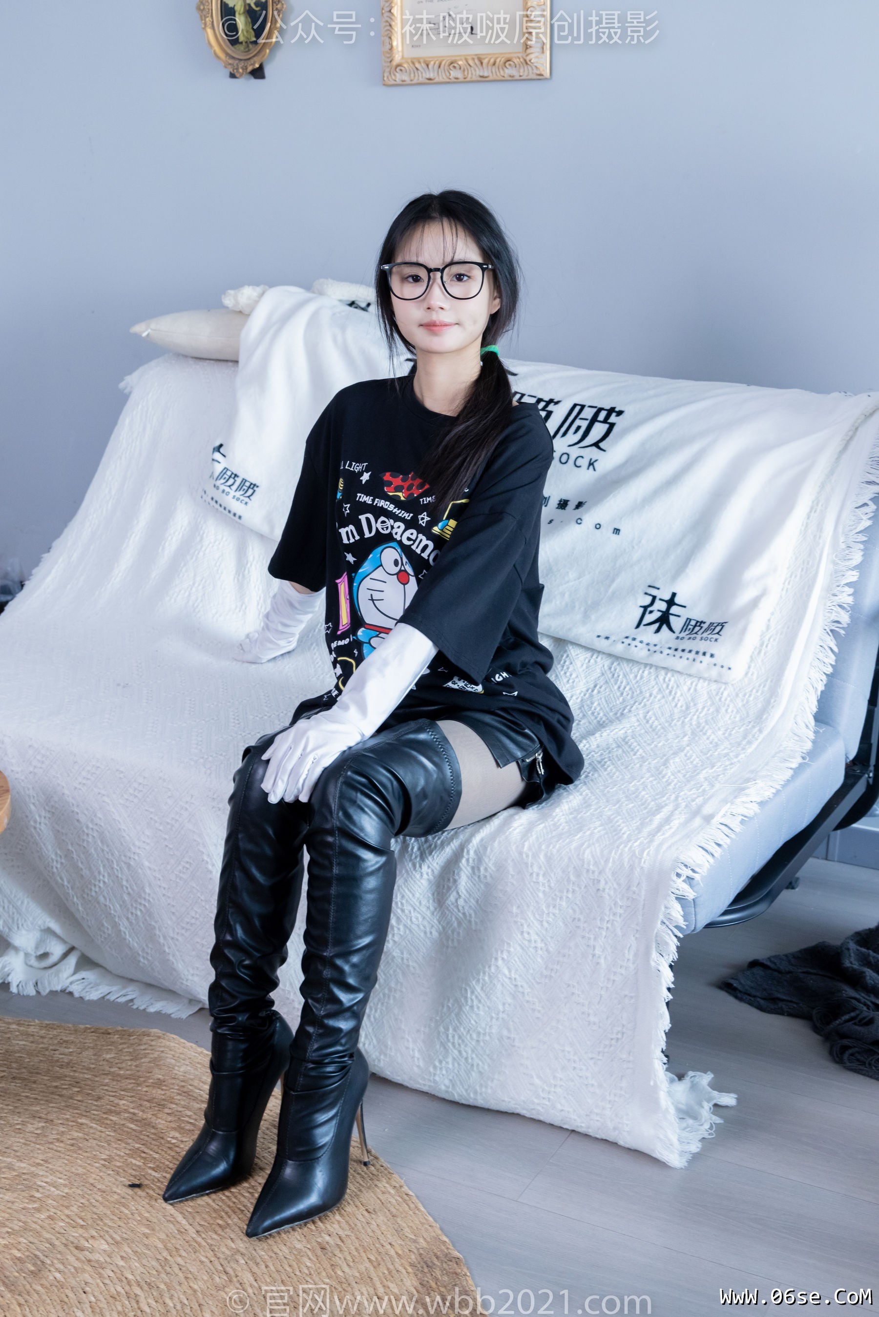图片[74]-BoBoSocks袜啵啵 No.343 甜甜圈 -高跟长靴、黑丝打底、肉丝[150P]-六色网