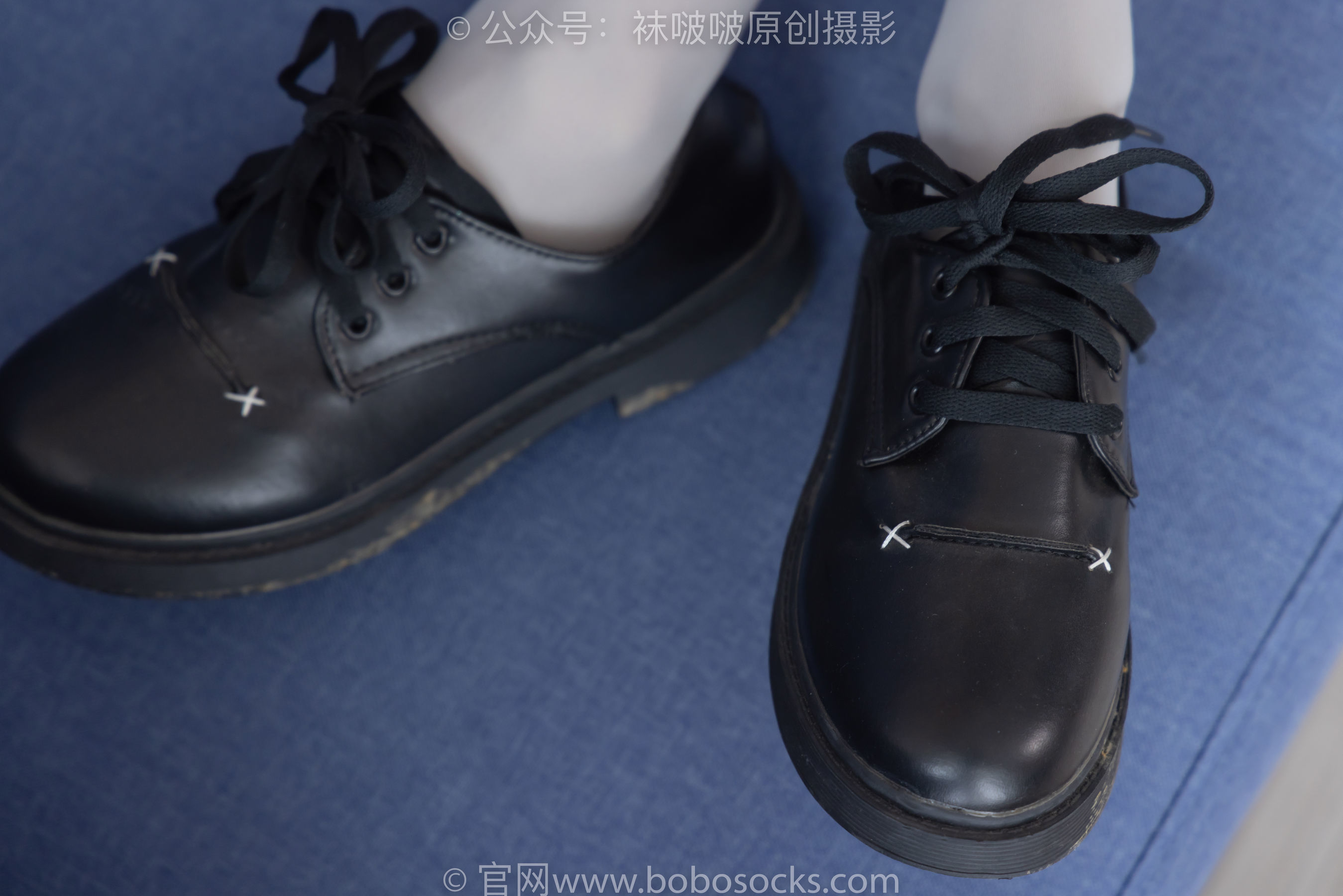 图片[49]-BoBoSocks袜啵啵 No.213 稚予 -黑皮鞋、厚灰丝[140P]-六色网