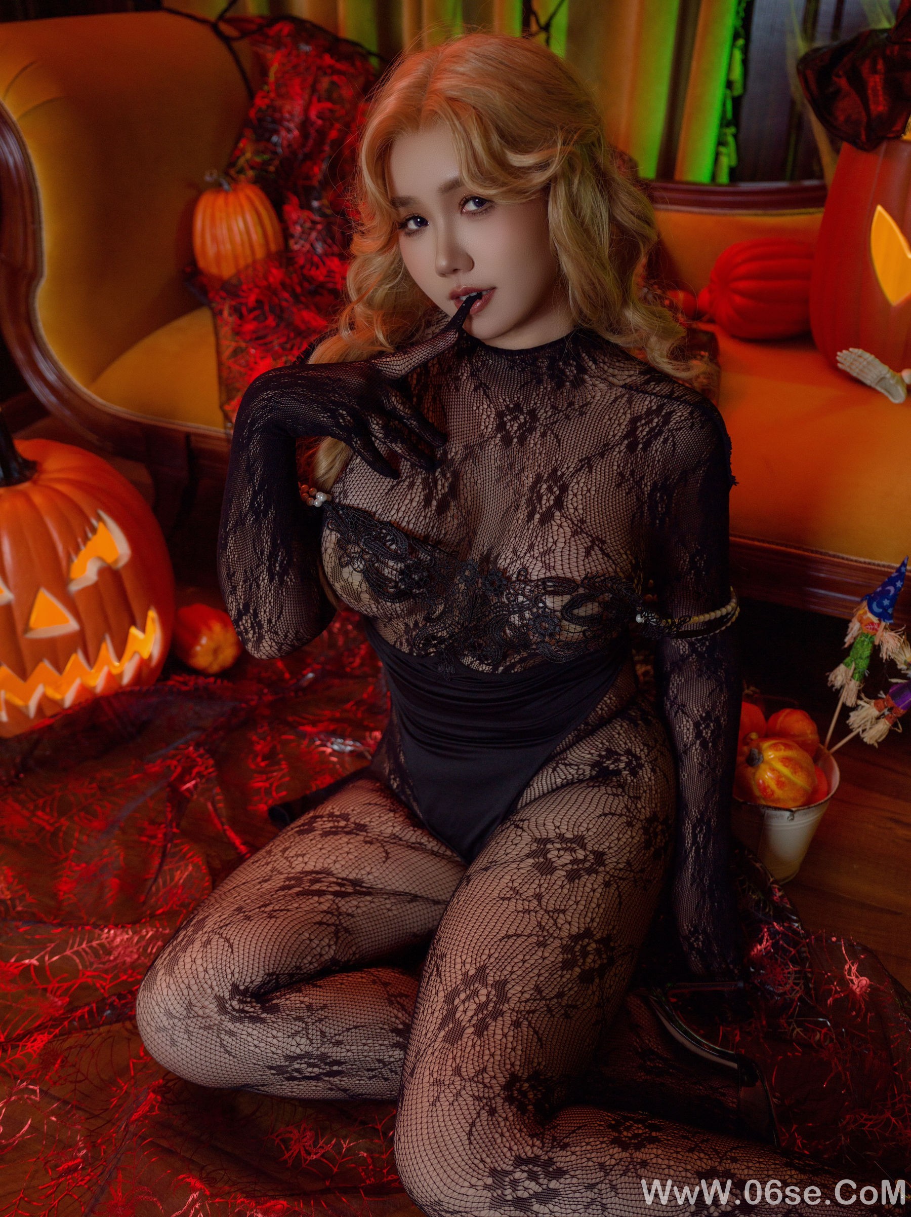 图片[38]-麻花麻花酱 – 万圣节魔女[87P]-六色网