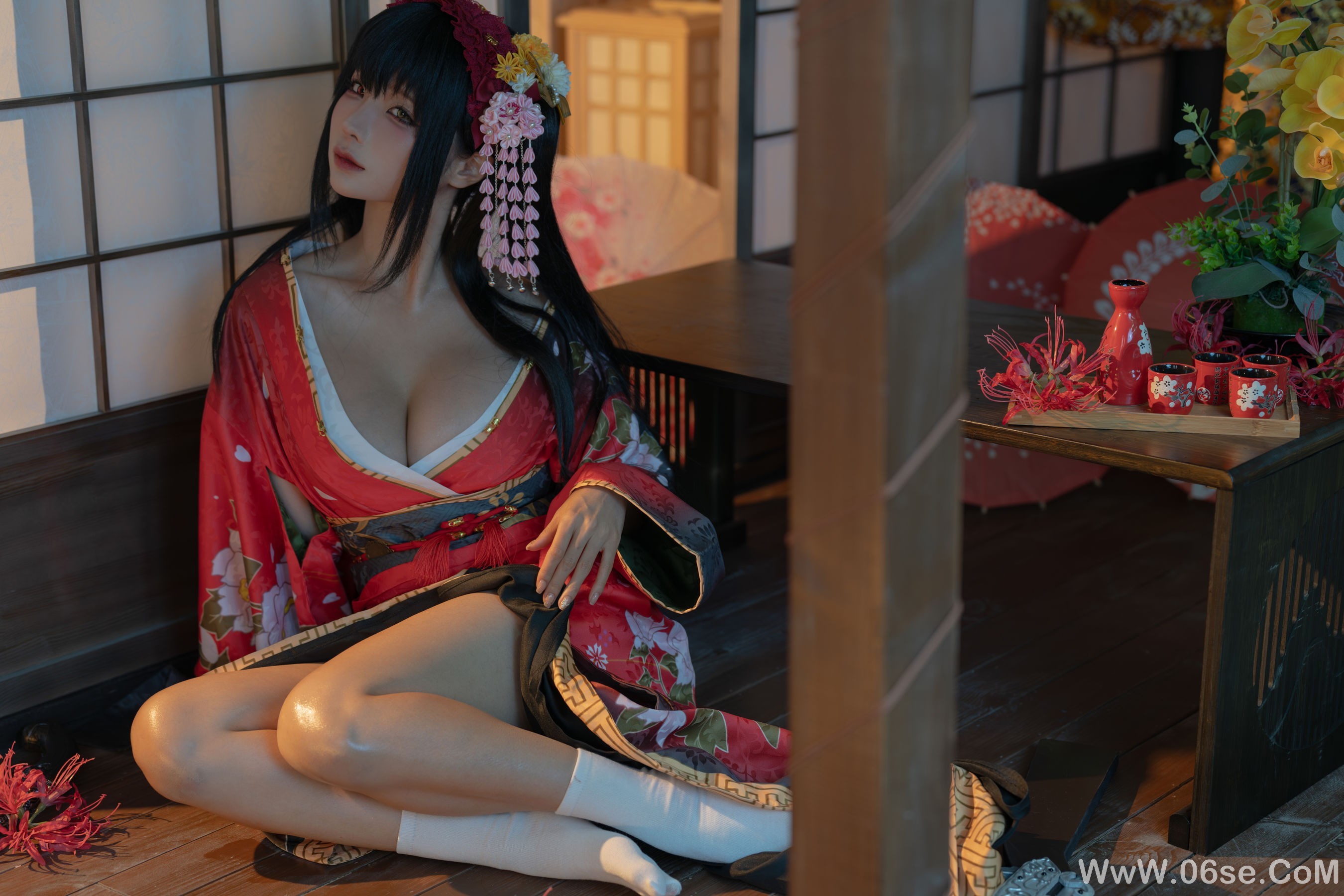 图片[3]-动漫博主蠢沫沫 – 狂三和服[147P]-六色网