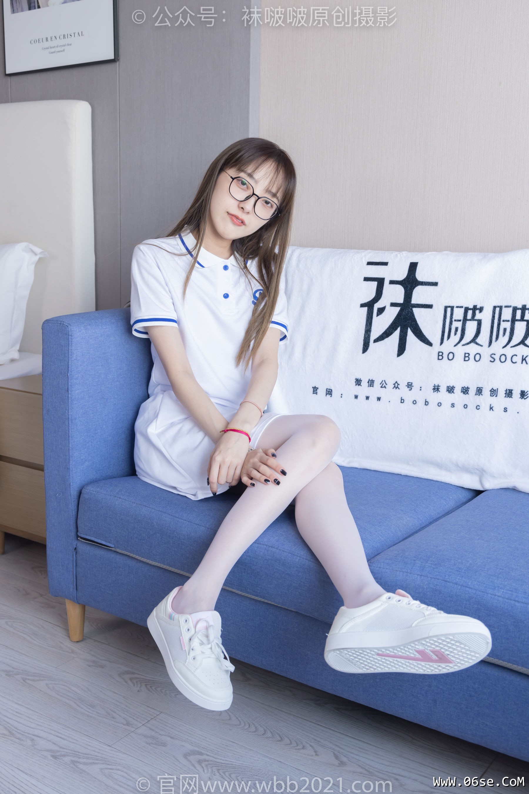 图片[80]-BoBoSocks袜啵啵 No.344 稚予 -板鞋、平底鞋、白丝[150P]-六色网