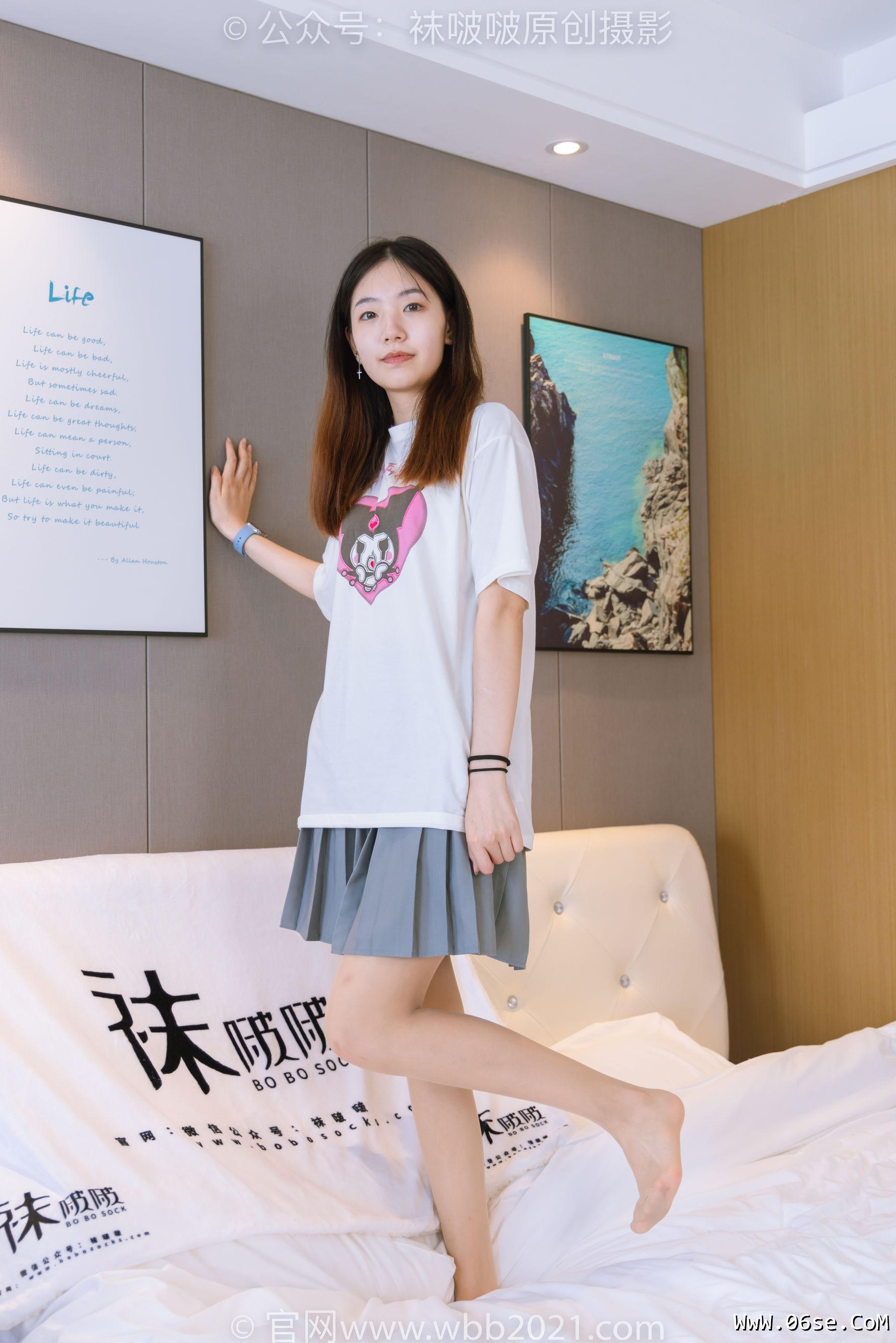 图片[14]-BoBoSocks袜啵啵 No.405 小甜豆 -匡威板鞋、肉丝[140P]-六色网