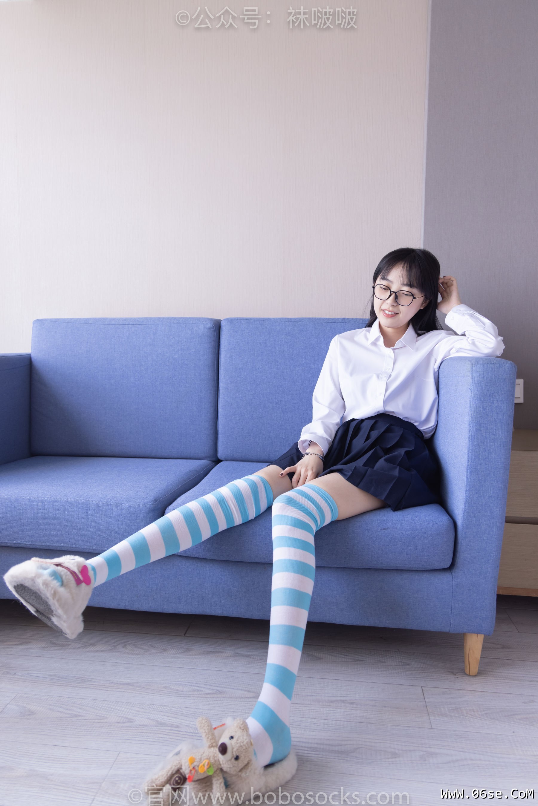 图片[98]-BoBoSocks袜啵啵 No.070 稚予-皮鞋、拖鞋、过膝袜、白棉袜[148P]-六色网
