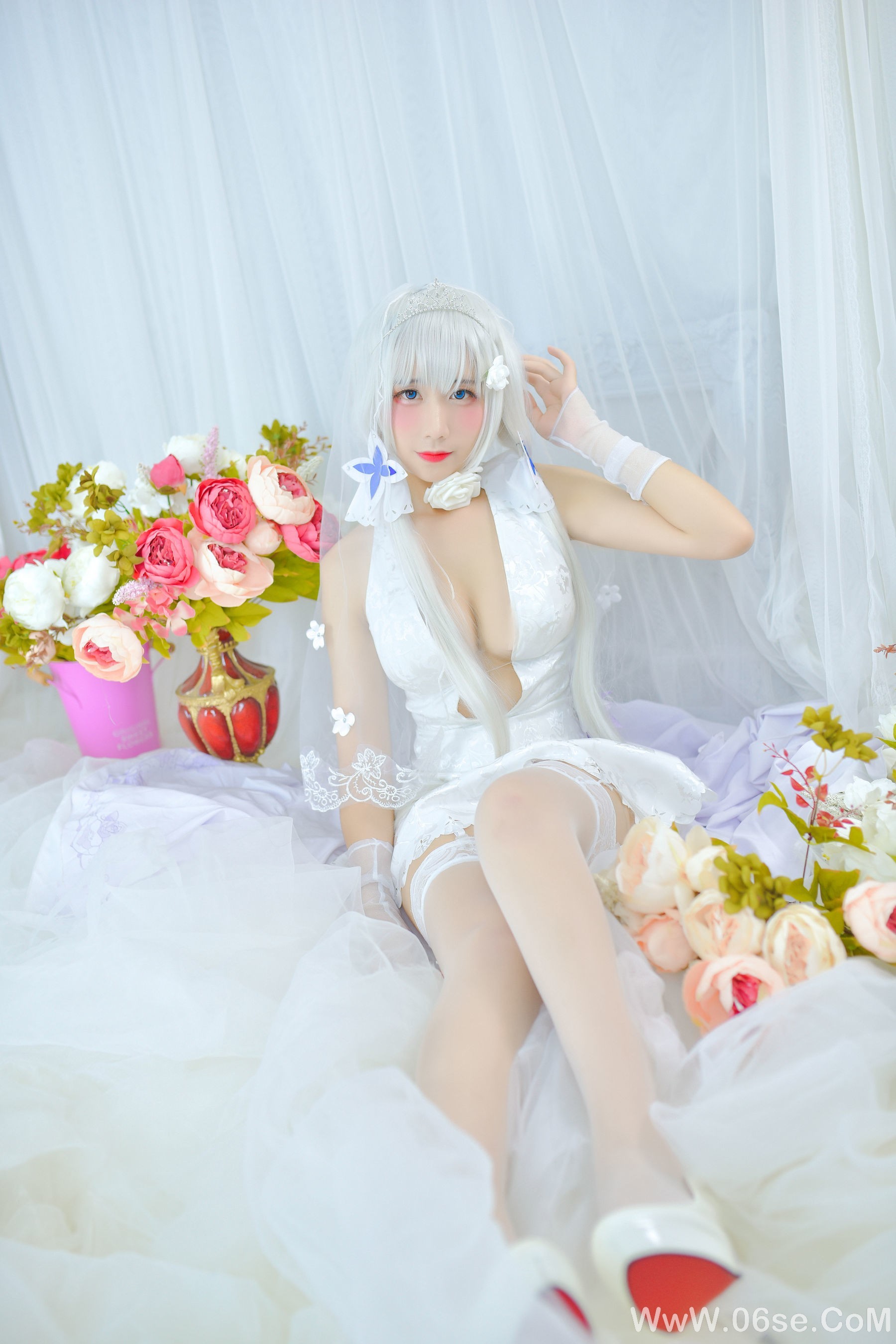 图片[13]-动漫博主九曲Jean 婚纱[22P]-六色网