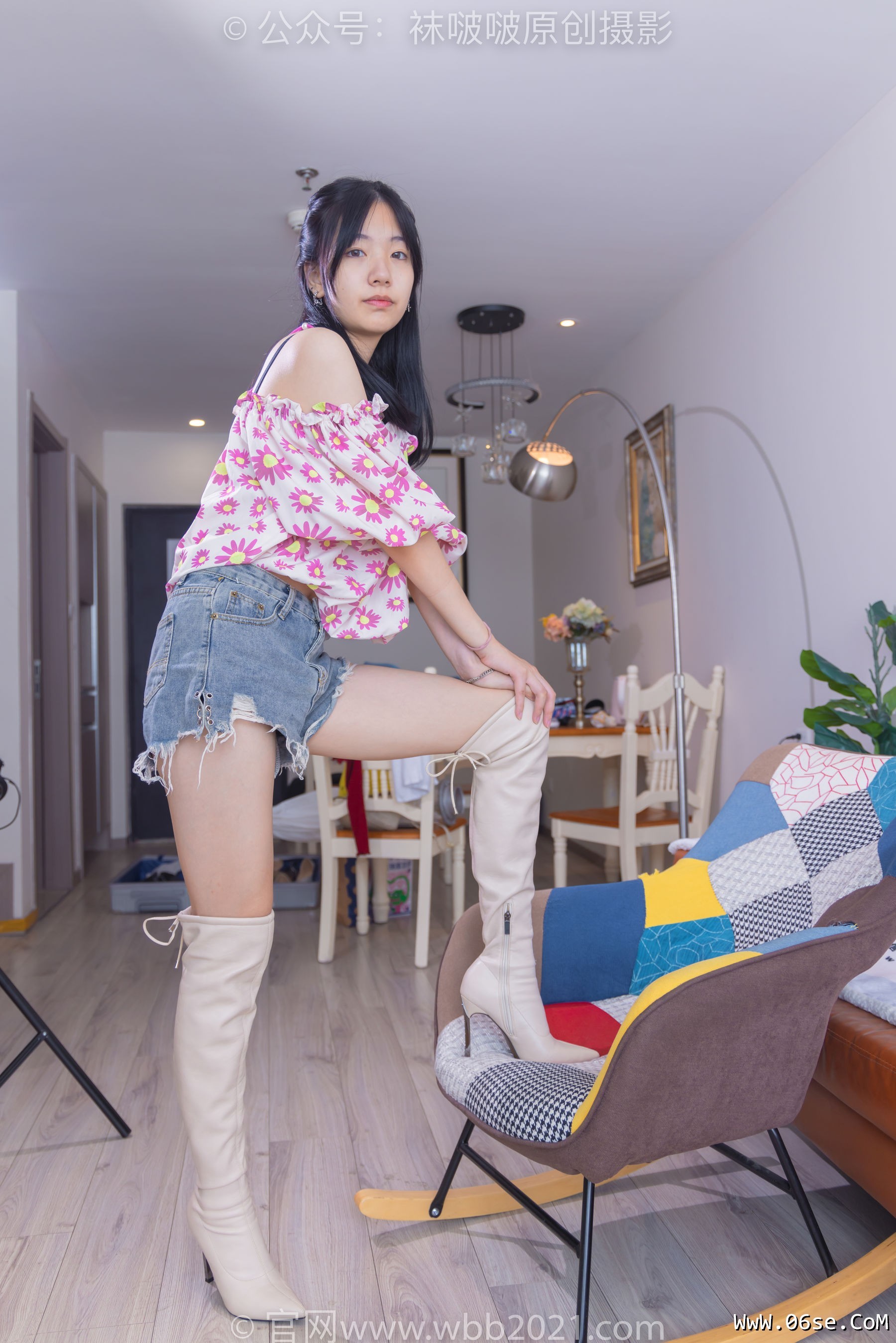 图片[139]-BoBoSocks袜啵啵 No.308 小甜豆 -长靴、白棉袜、裸足[170P]-六色网