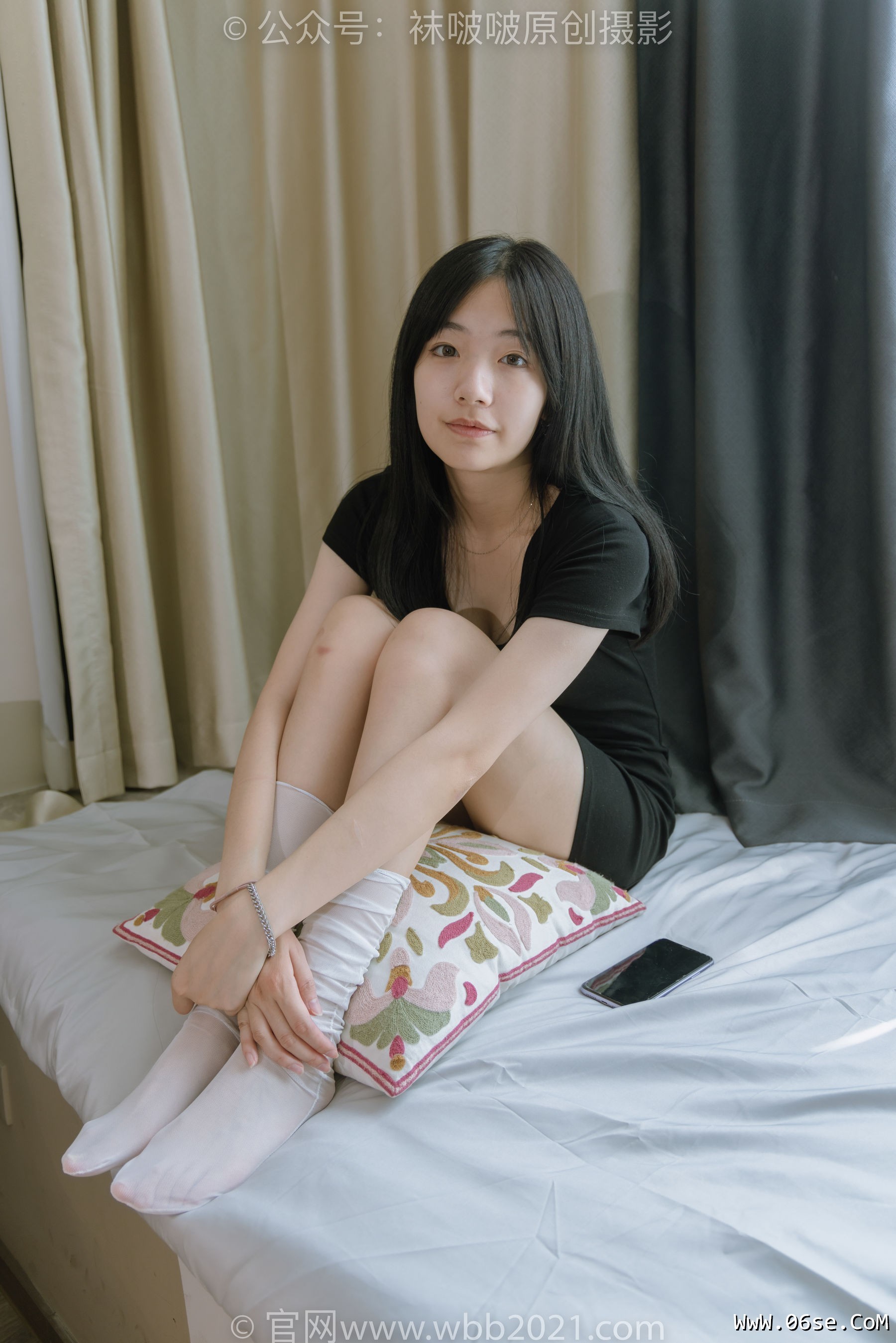 图片[8]-BoBoSocks袜啵啵 No.363 小甜豆 -两双平底鞋、黑色船袜、裸足[140P]-六色网