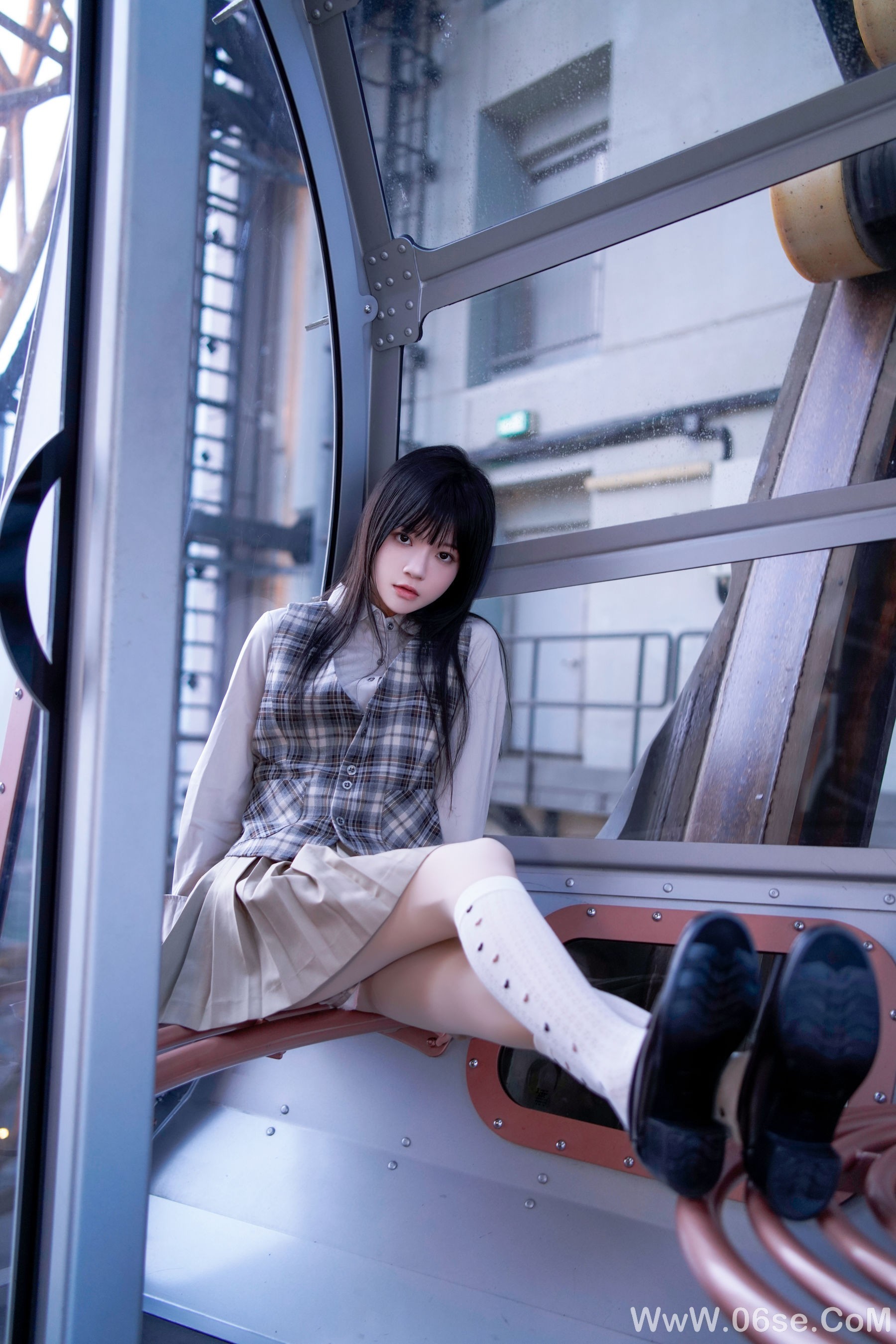 图片[5]-桜桃喵 – 制服摩天轮[27P]-六色网