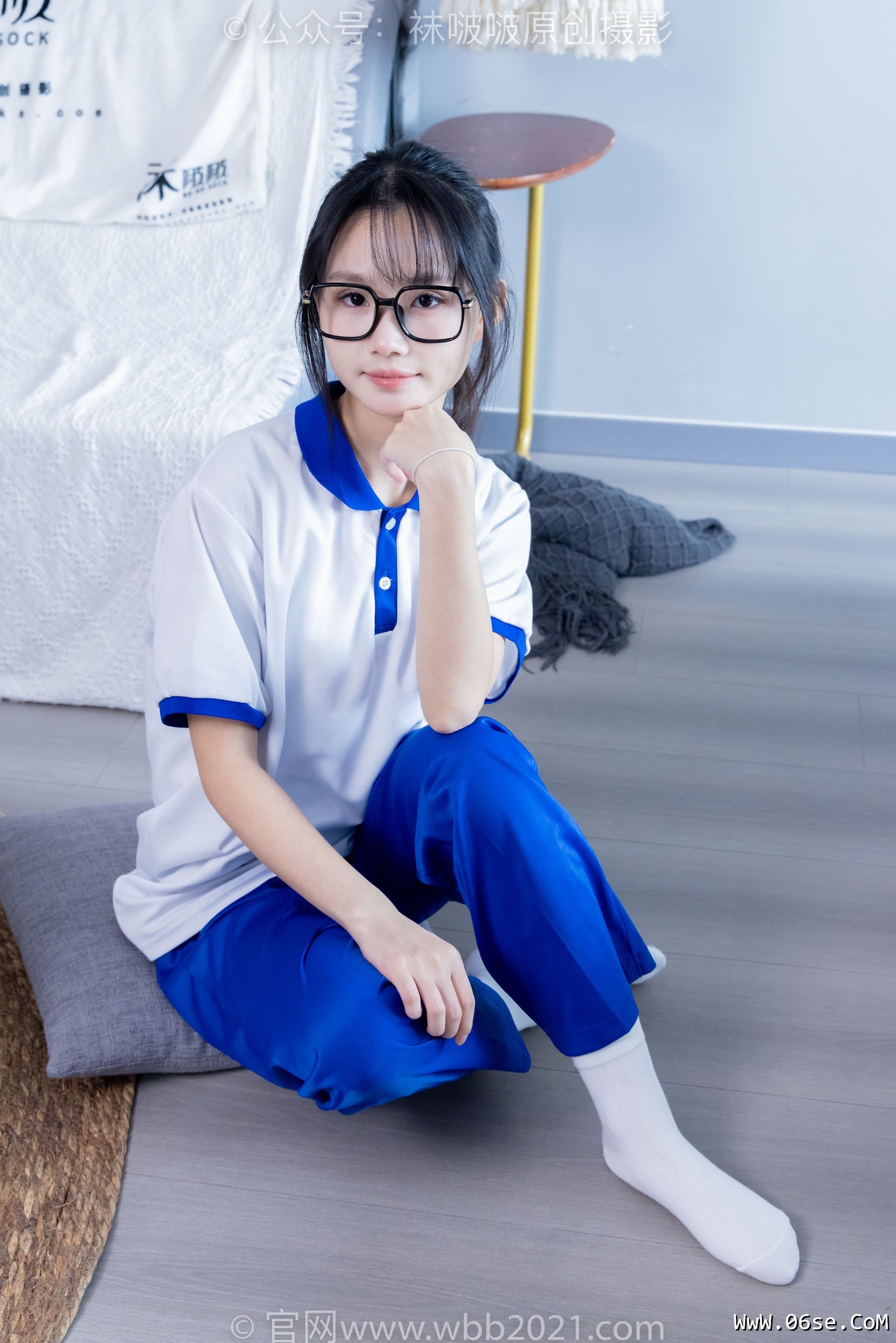 图片[108]-BoBoSocks袜啵啵 No.351 甜甜圈 -板鞋、白棉袜、肉丝、校服裤里丝[150P]-六色网