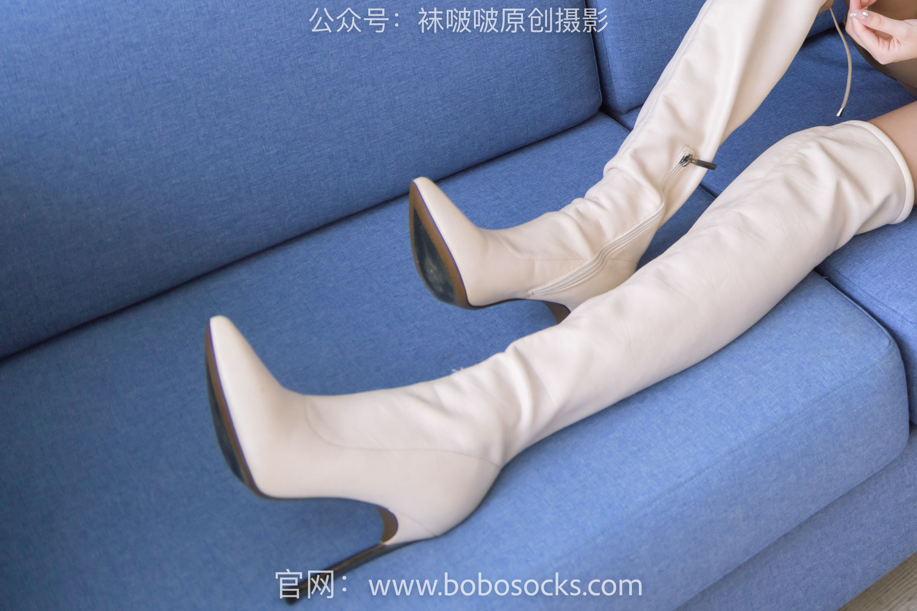 图片[52]-BoBoSocks袜啵啵 No.133 稚予-高跟长靴、白棉袜、咖啡丝[140P]-六色网