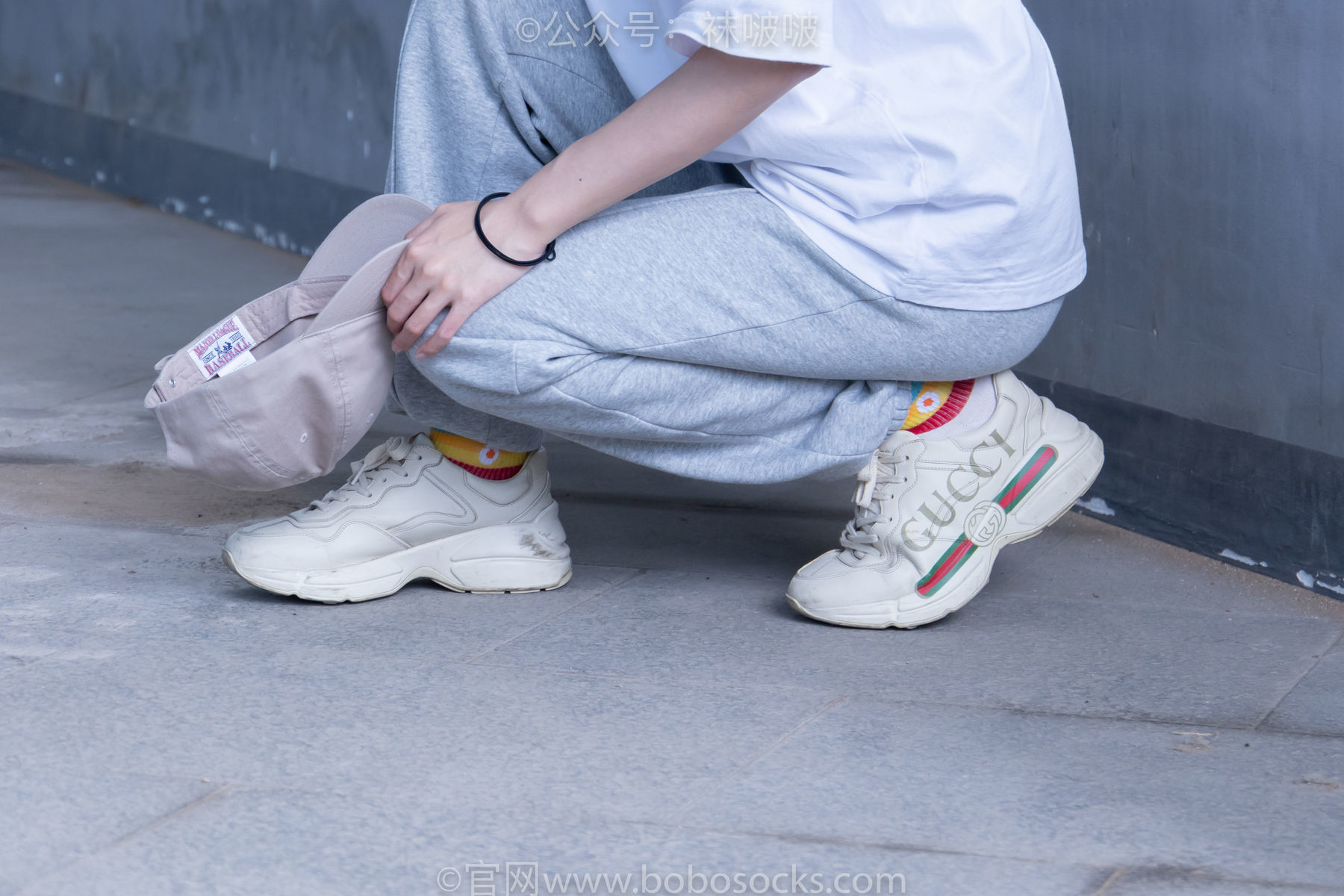 图片[16]-BoBoSocks袜啵啵 No.012 泡芙-运动鞋、白棉袜、裸足[132P]-六色网
