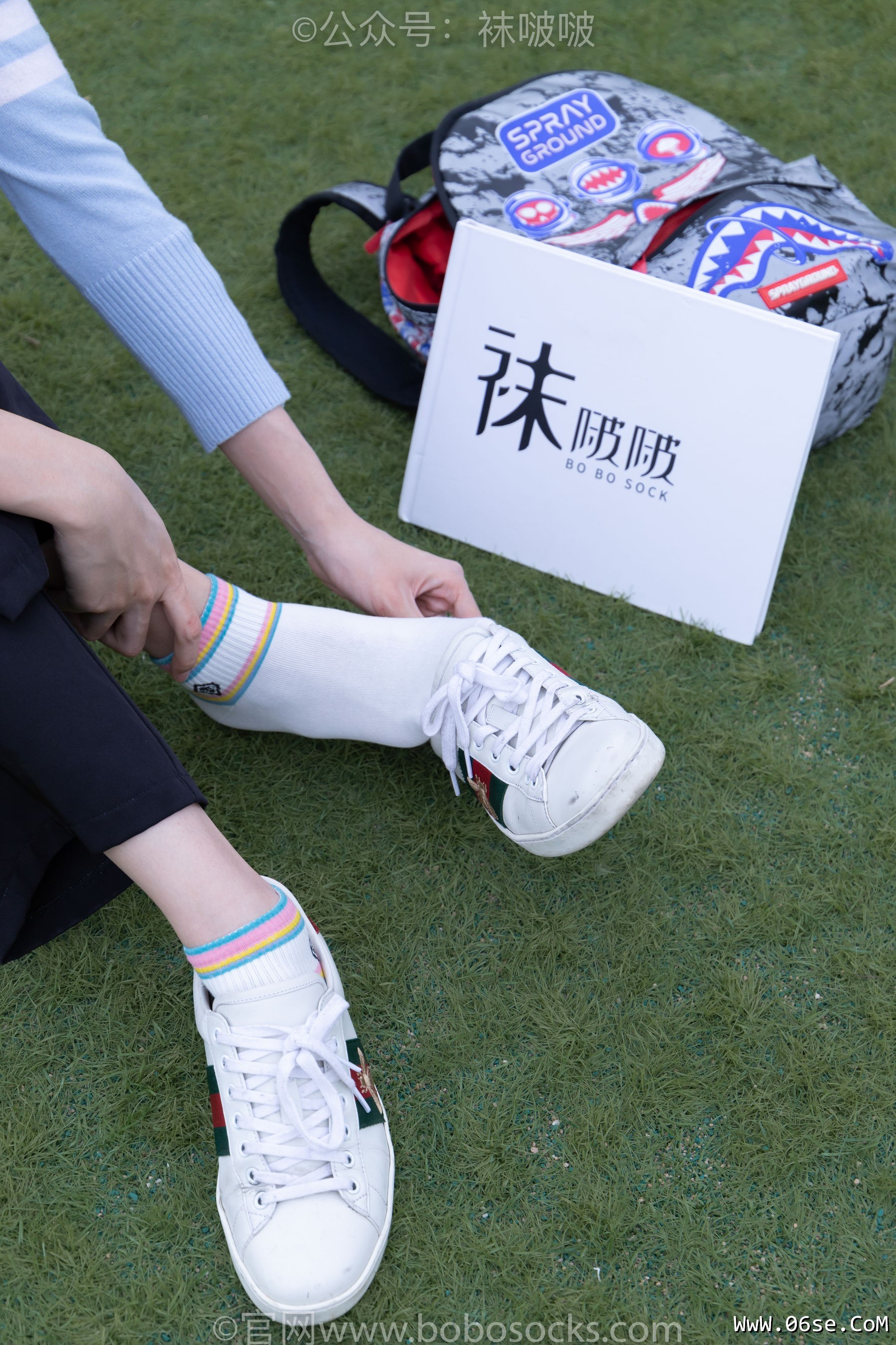 图片[24]-BoBoSocks袜啵啵 No.021 泡芙-板鞋、白棉袜、裸足[131P]-六色网
