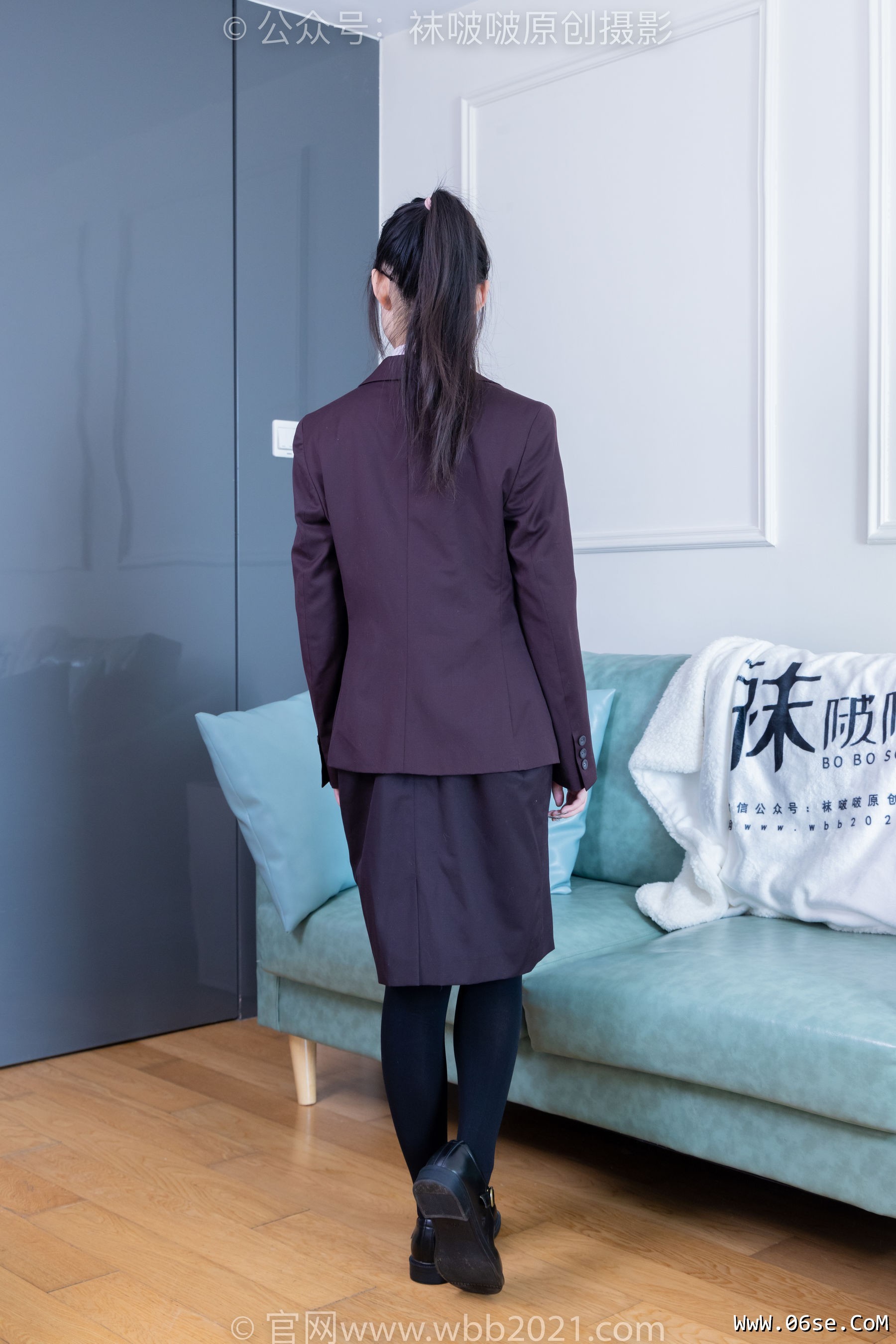 图片[39]-BoBoSocks袜啵啵 No.362 甜甜圈 -两双皮鞋、厚肉丝、厚黑丝、ol制服[230P]-六色网