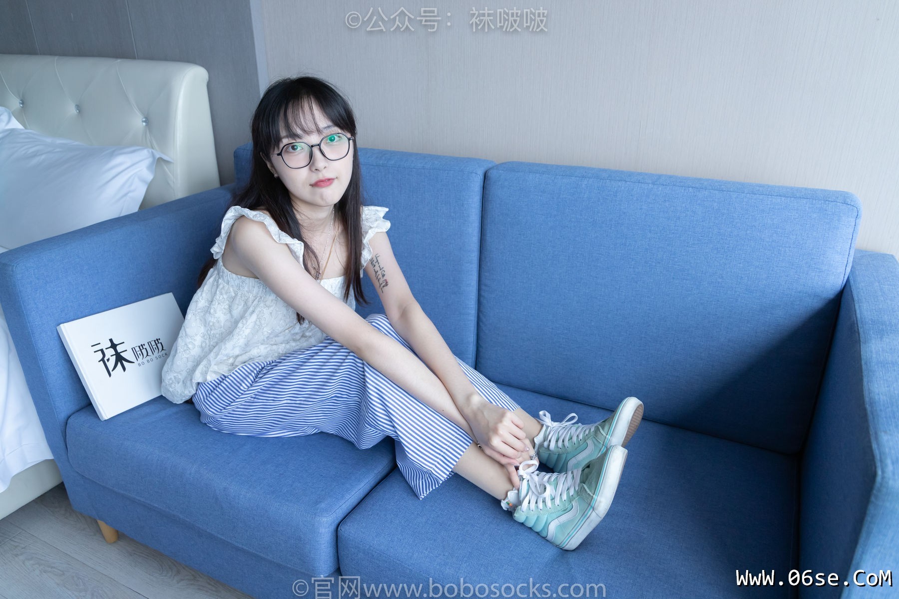 图片[13]-BoBoSocks袜啵啵 No.027 稚予- vans、白色棉袜、肉丝[136P]-六色网