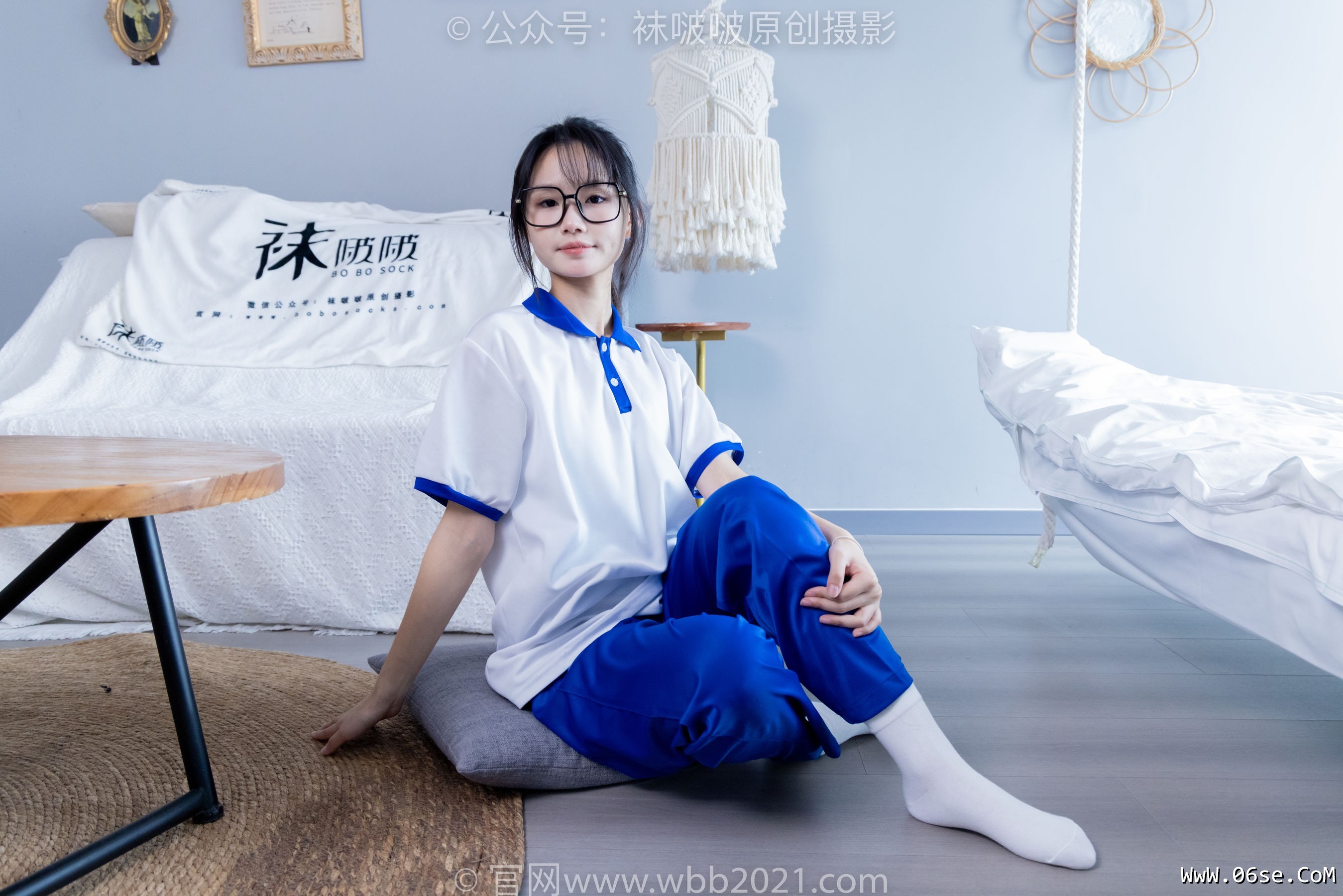 图片[105]-BoBoSocks袜啵啵 No.351 甜甜圈 -板鞋、白棉袜、肉丝、校服裤里丝[150P]-六色网