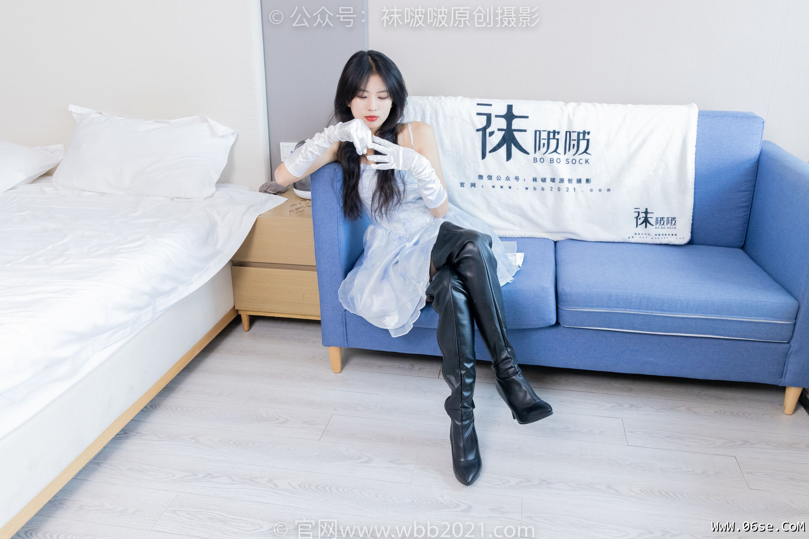 图片[102]-BoBoSocks袜啵啵 No.427 奶油 -两双长靴、黑丝[149P]-六色网