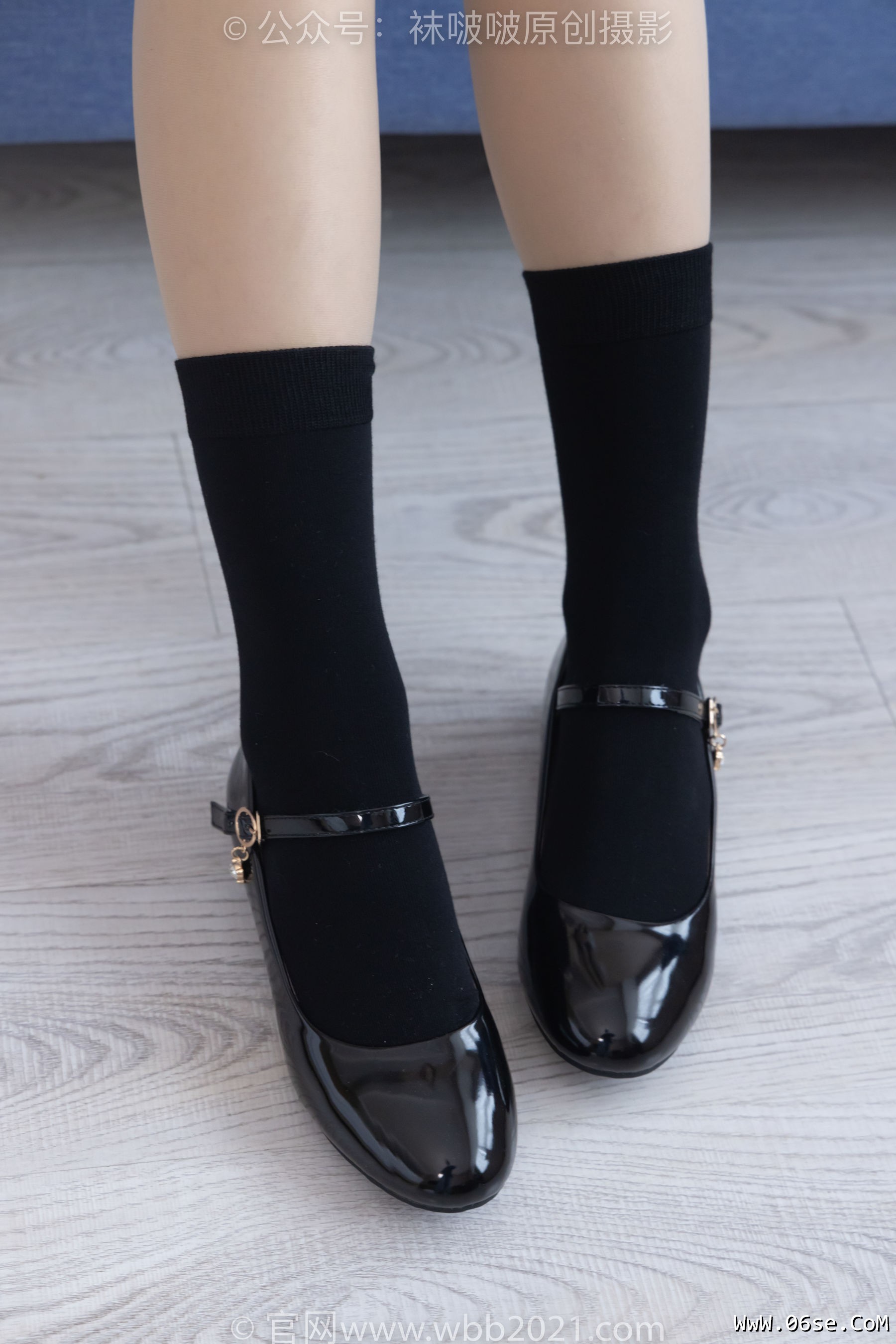 图片[55]-BoBoSocks袜啵啵 No.324 奶油 -高跟鞋、皮鞋、黑棉袜、油亮肉丝[140P]-六色网