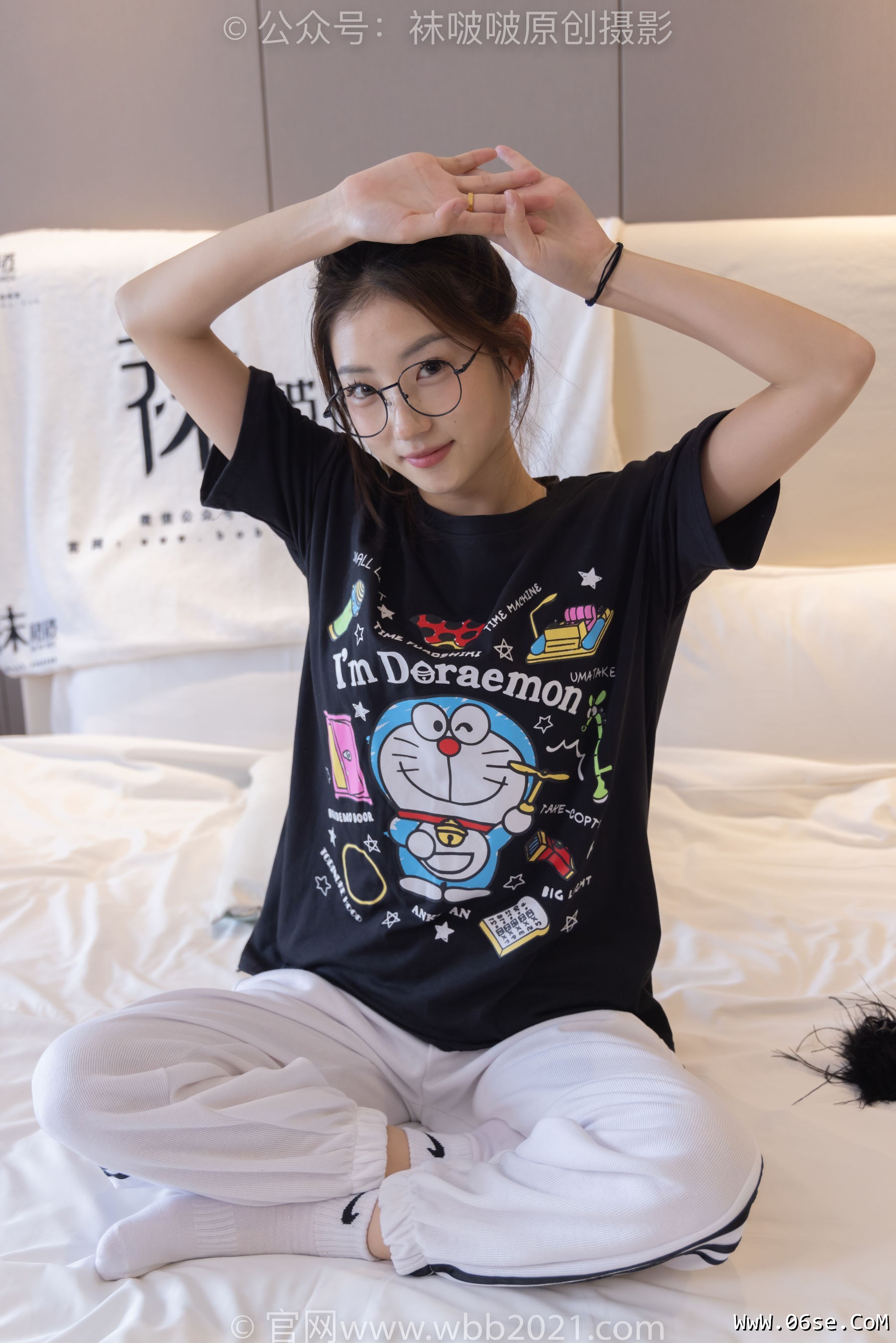 图片[21]-BoBoSocks袜啵啵 No.382 小沫 -板鞋、白棉袜[143P]-六色网