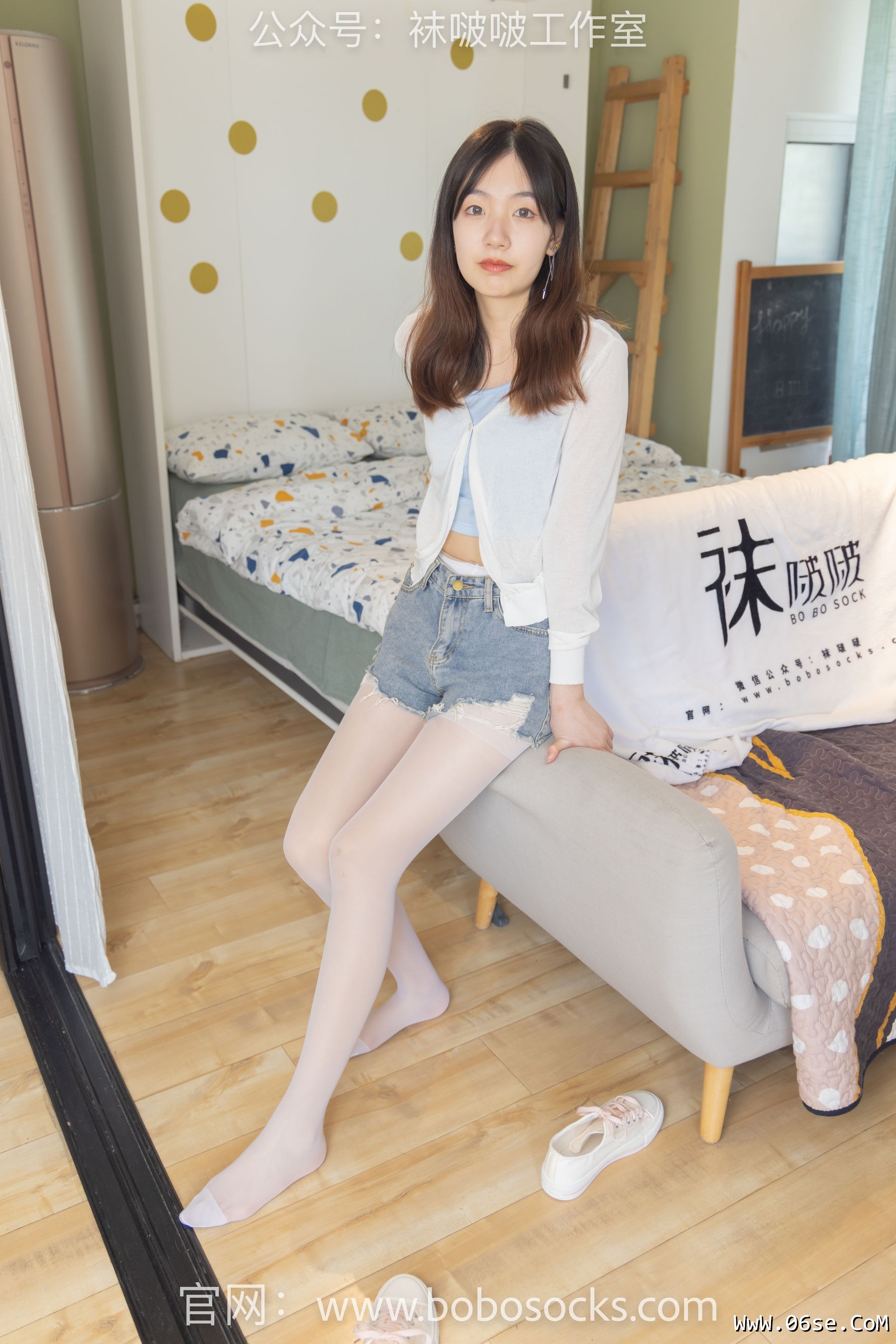 图片[137]-BoBoSocks袜啵啵 No.102 小甜豆-板鞋、白丝[140P]-六色网