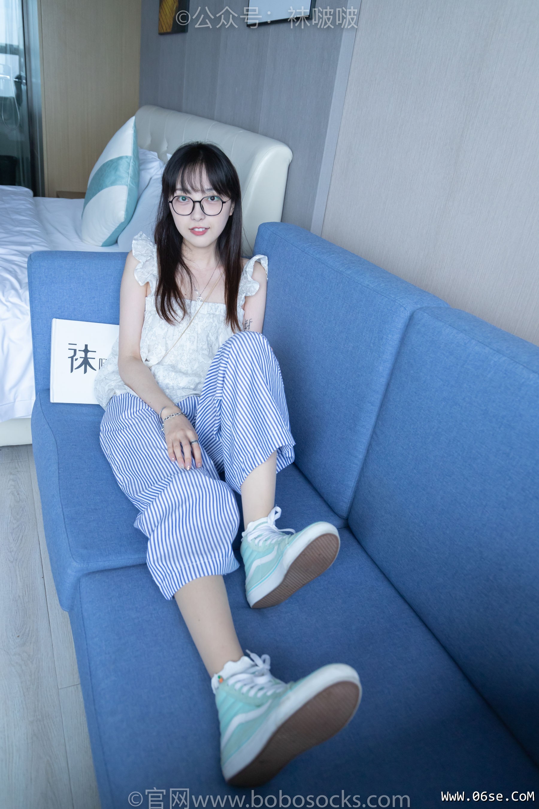 图片[10]-BoBoSocks袜啵啵 No.027 稚予- vans、白色棉袜、肉丝[136P]-六色网