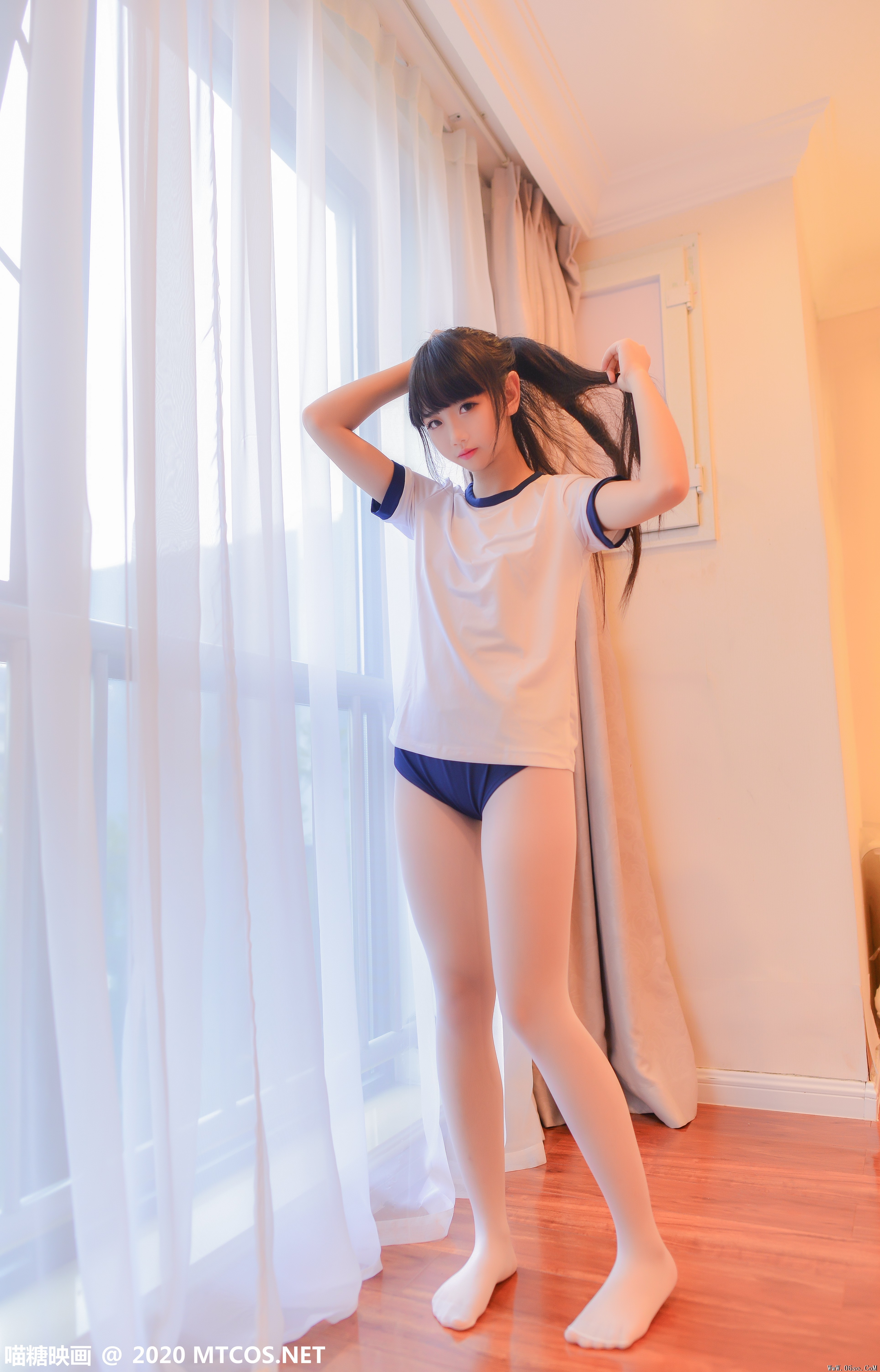 喵糖映画 VOL.286 白色体操服 [20P-282MB]-六色网