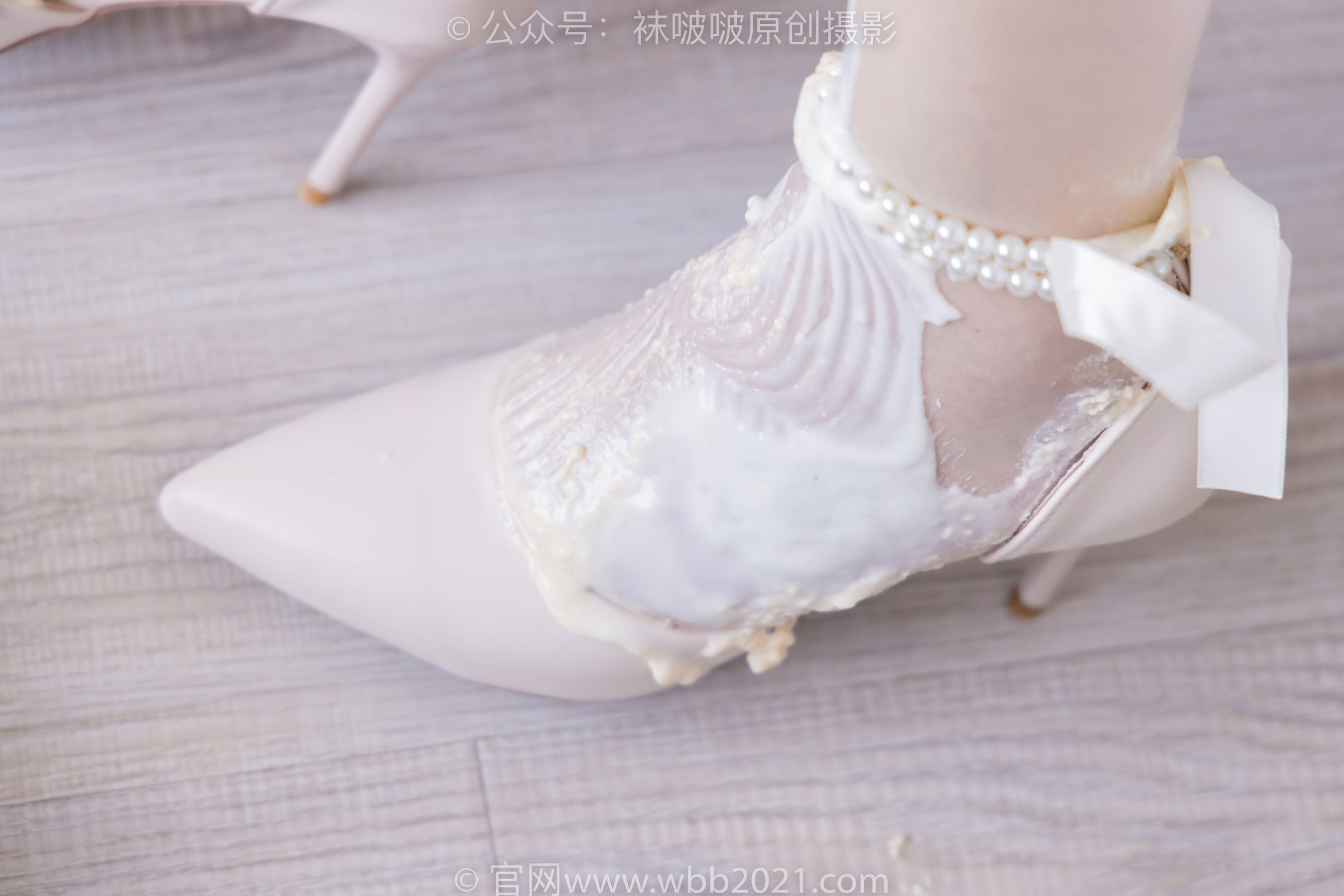 图片[36]-BoBoSocks袜啵啵 No.367 小甜豆 -高跟鞋、油亮白丝、丝袜踩奶油蛋糕[145P]-六色网