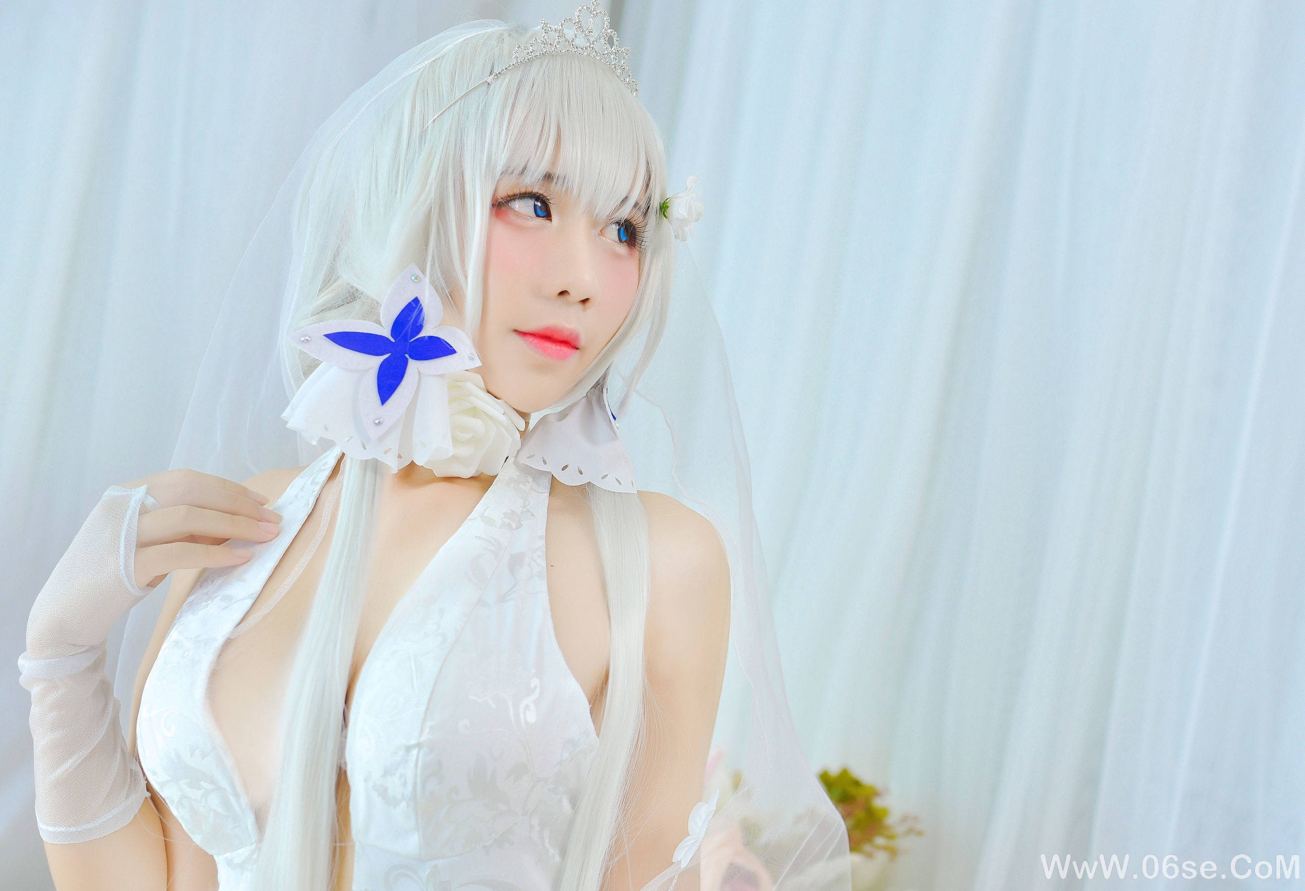 图片[7]-动漫博主九曲Jean 婚纱[22P]-六色网