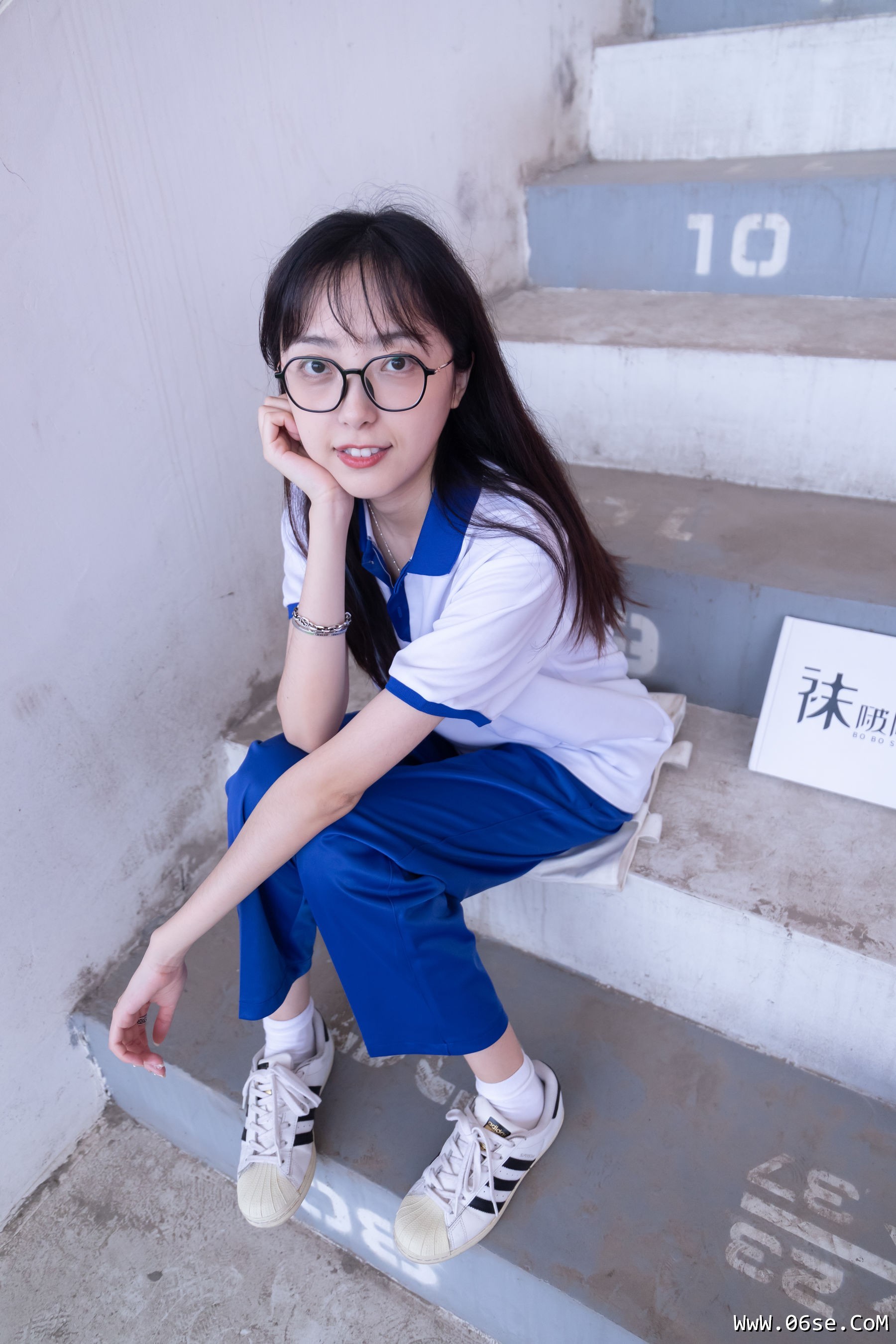 图片[20]-BoBoSocks袜啵啵 No.002 稚予-校服、贝壳头、白棉袜、裸足[139P]-六色网