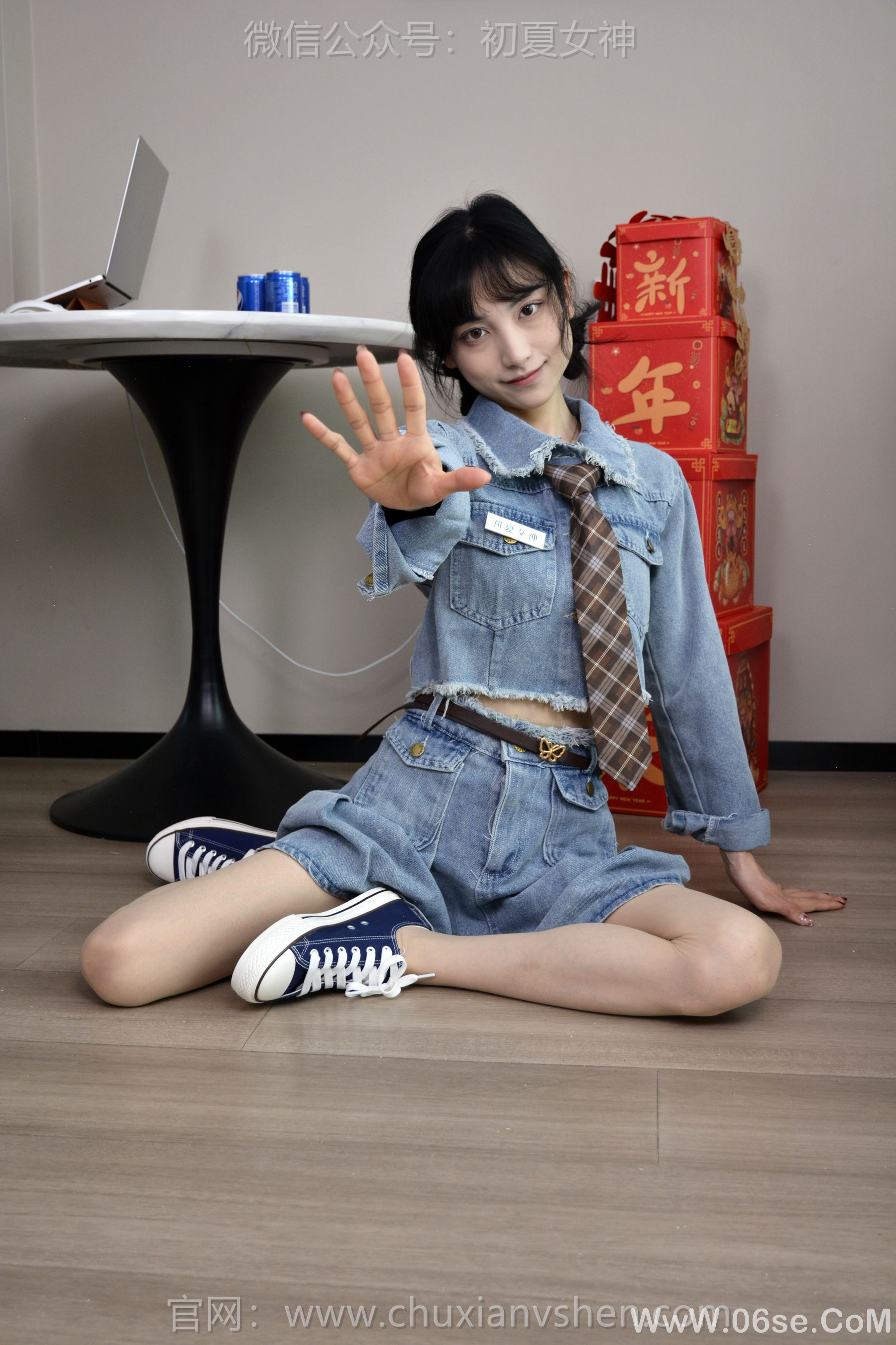 图片[98]-初夏女神 No.247 柒柒 浪漫牛仔[140P]-六色网