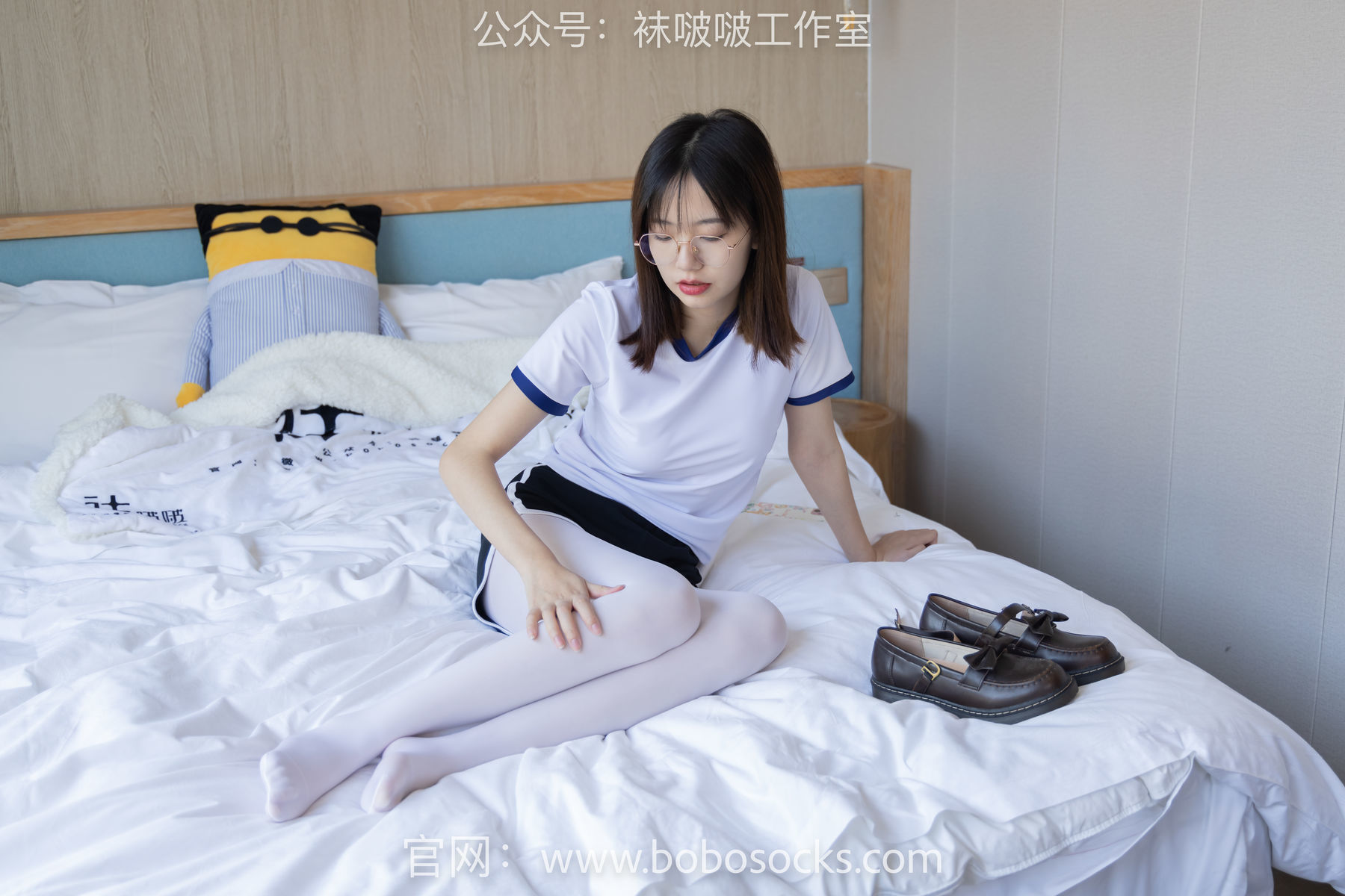图片[73]-BoBoSocks袜啵啵 No.108 小甜豆-皮鞋、厚白丝、踩奶油蛋糕剧情[137P]-六色网