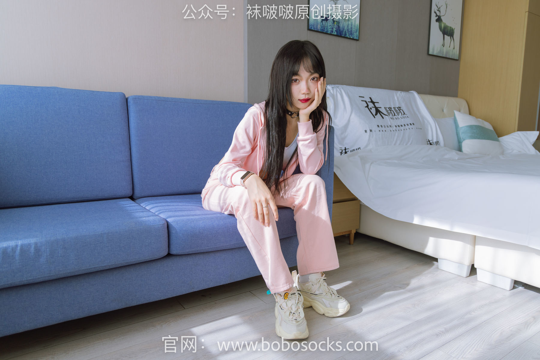 图片[68]-BoBoSocks袜啵啵 No.141 周周-运动鞋、白棉袜、裸足[140P]-六色网