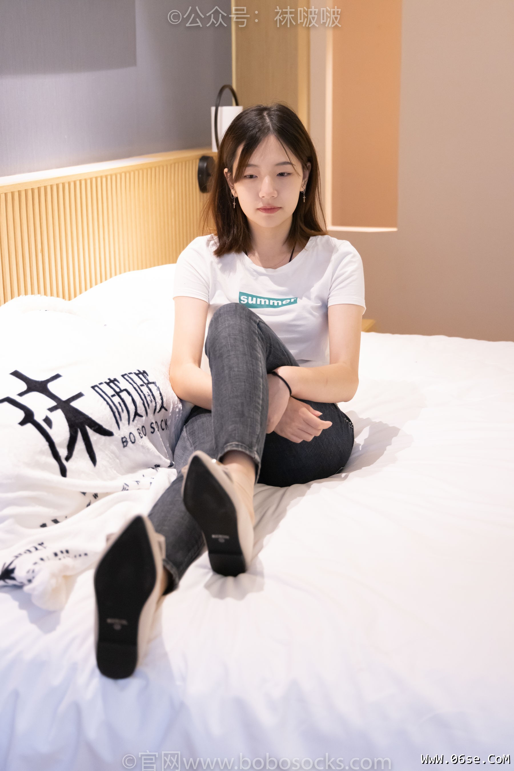 图片[18]-BoBoSocks袜啵啵 No.063 小甜豆-平底鞋、短肉丝、短咖啡丝、裸足[155P]-六色网