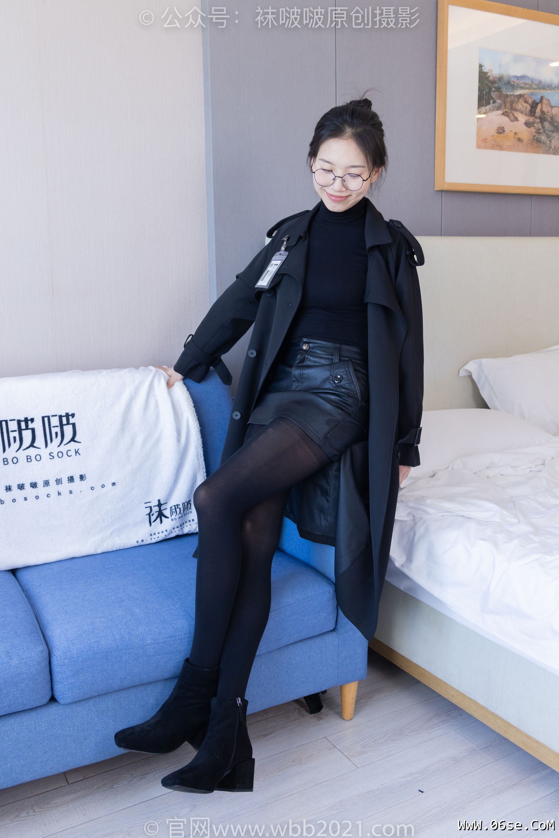 图片[62]-BoBoSocks袜啵啵 No.365 芝士 -短靴、平底鞋、厚黑丝、厚灰丝[140P]-六色网