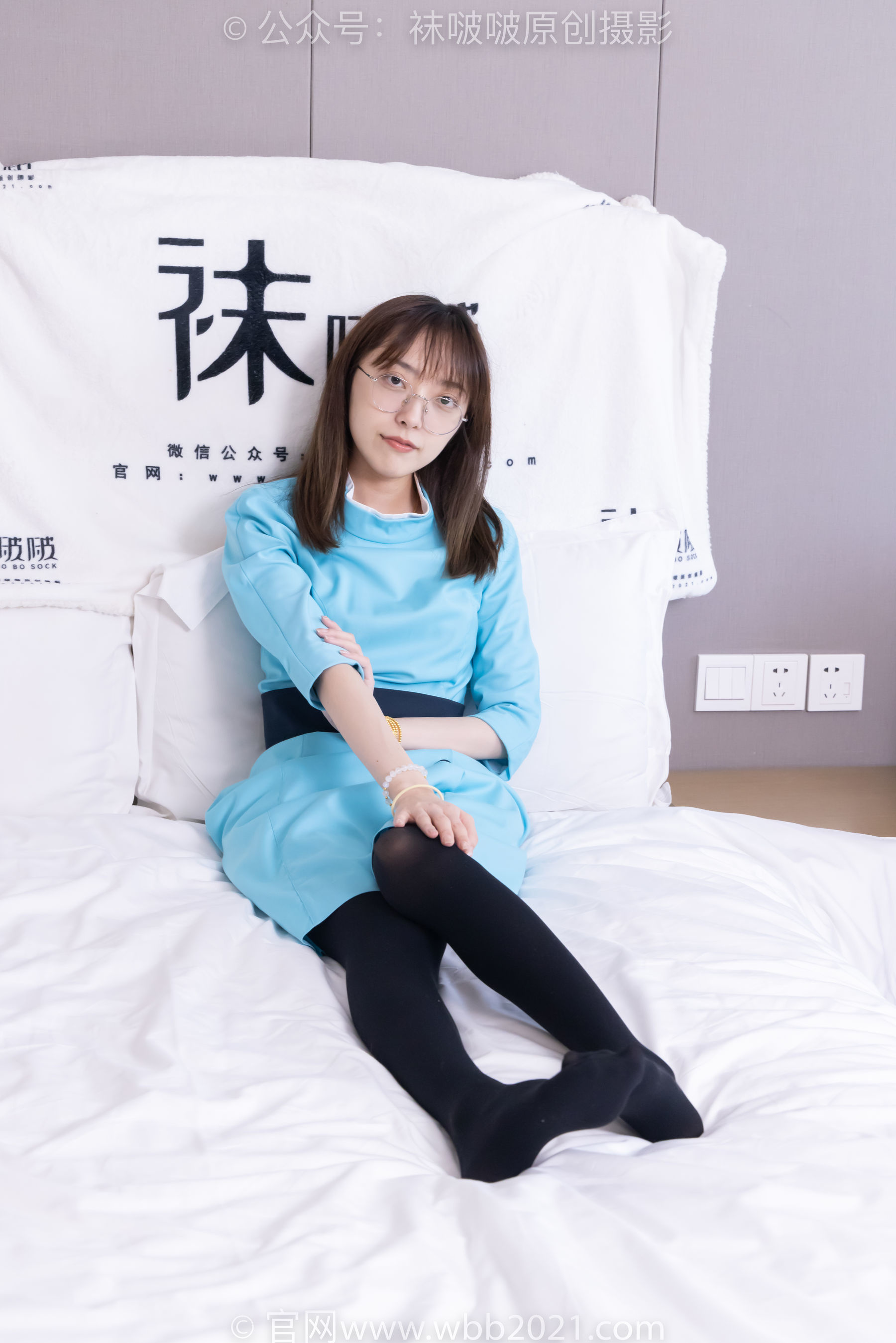 图片[99]-BoBoSocks袜啵啵 No.440 稚予 -高跟鞋、厚黑丝、空姐制服[200P]-六色网