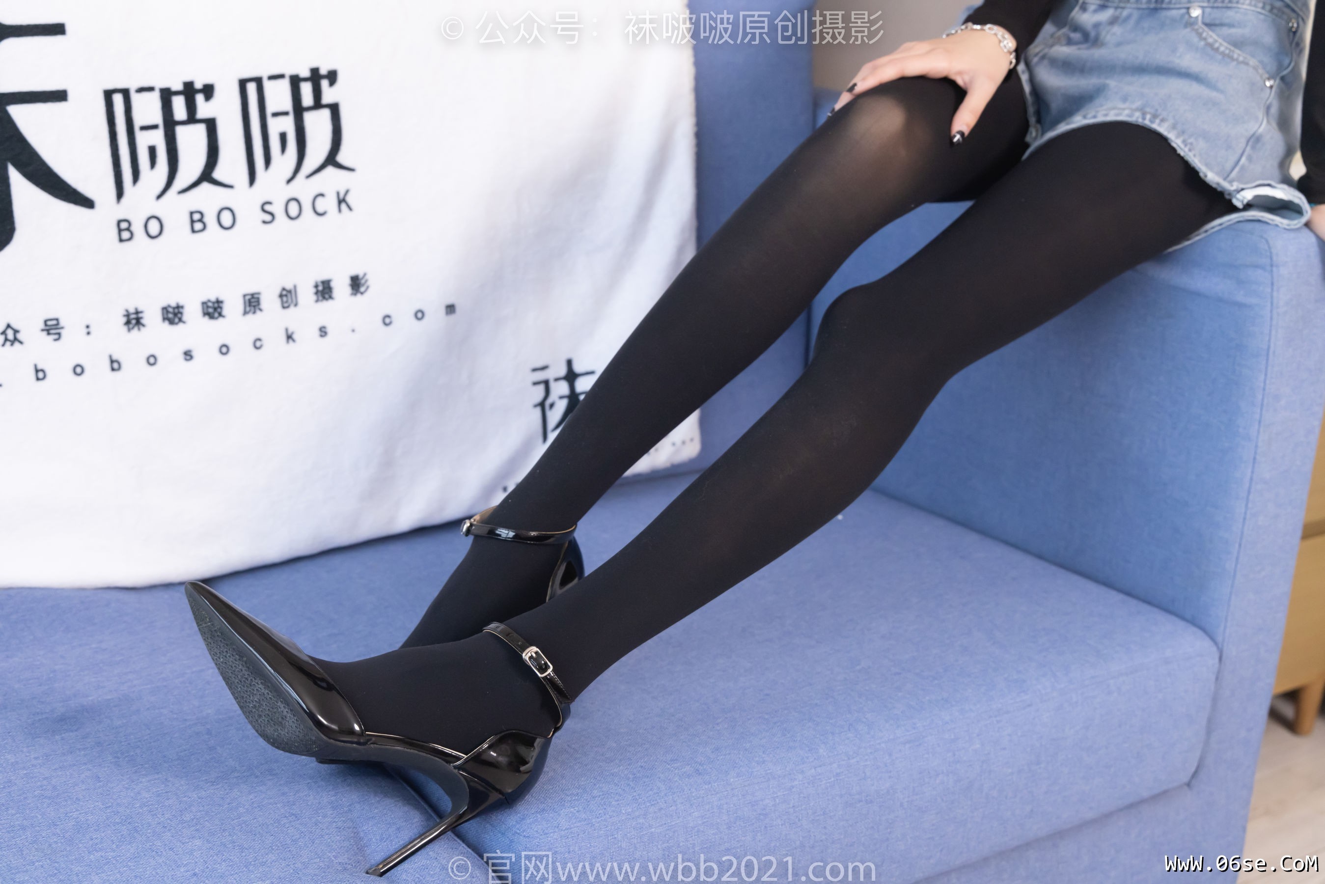 图片[107]-BoBoSocks袜啵啵 No.321 稚予 -高跟鞋、厚黑丝[150P]-六色网