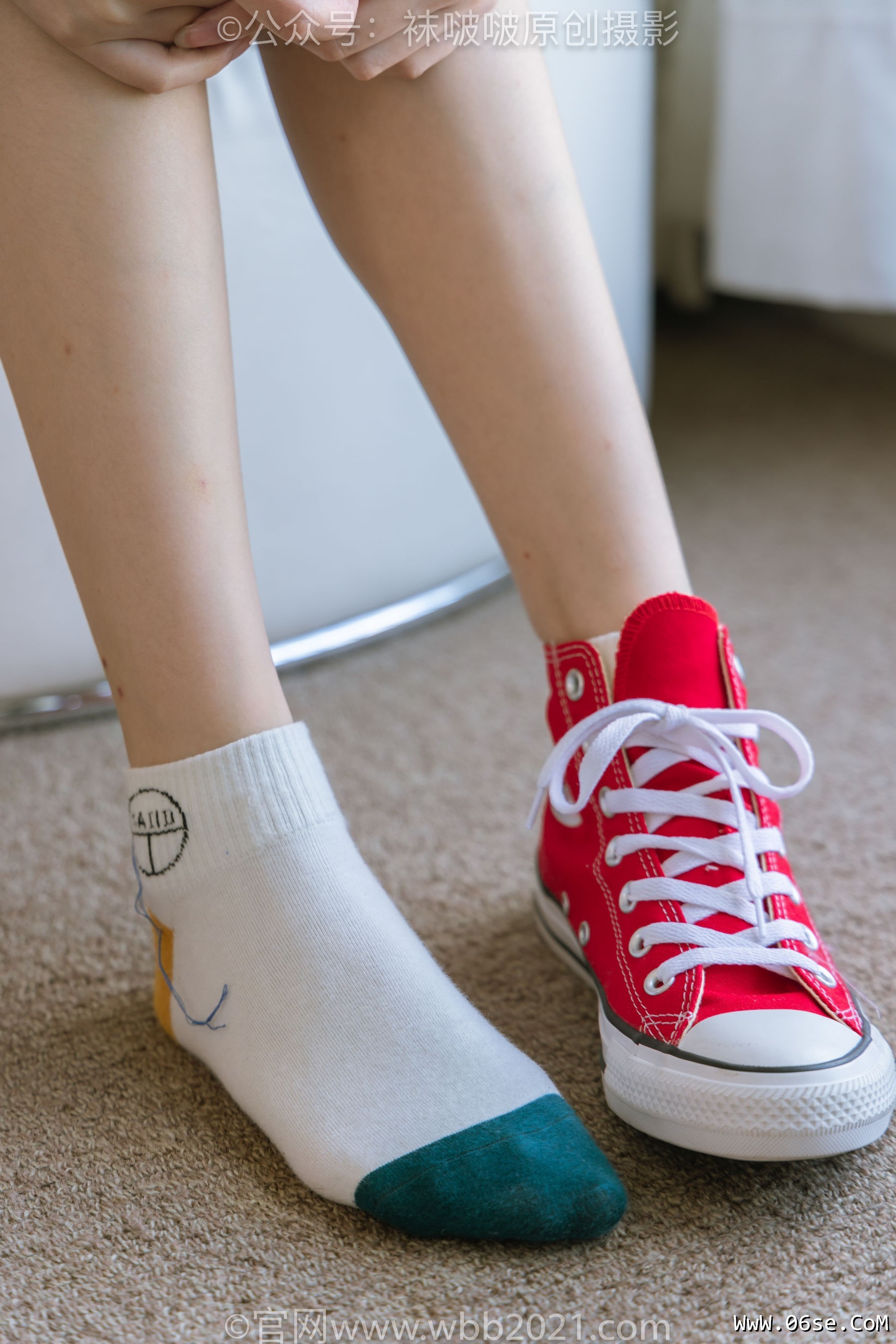 图片[90]-BoBoSocks袜啵啵 No.336 小甜豆 -校服、帆布鞋、白棉袜、裸足[140P]-六色网