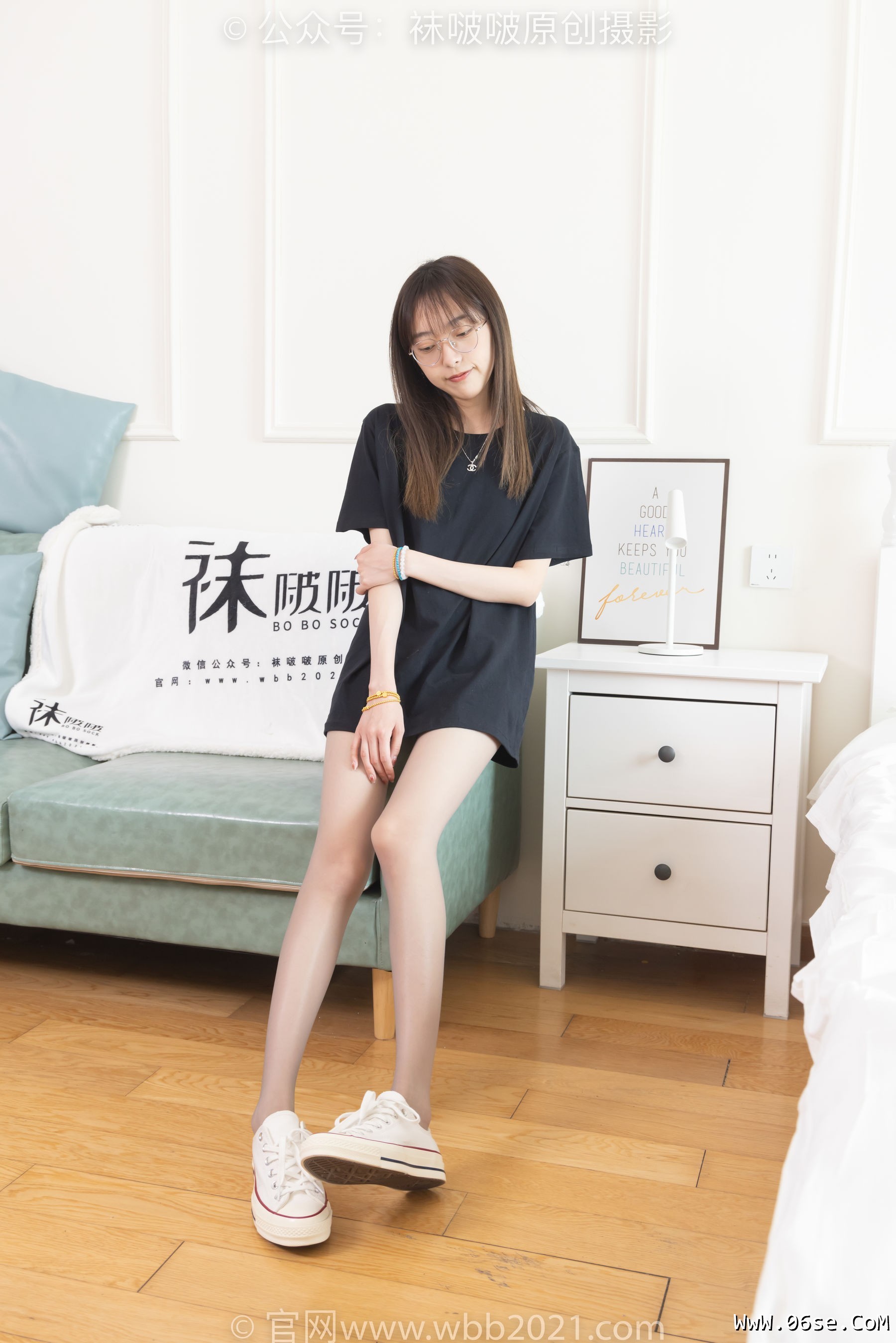 图片[53]-BoBoSocks袜啵啵 No.379 稚予 -板鞋、灰丝[140P]-六色网