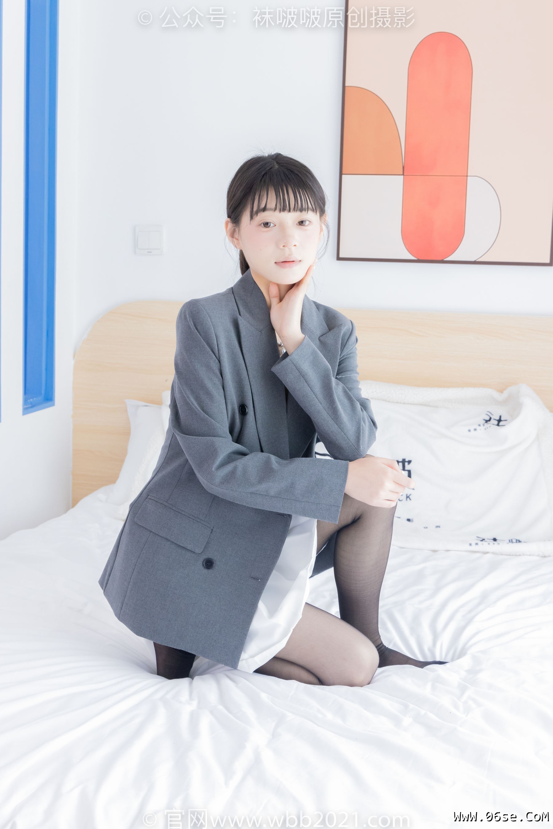 图片[130]-BoBoSocks袜啵啵 No.404 糯米 -板鞋、黑丝、ol风[145P]-六色网
