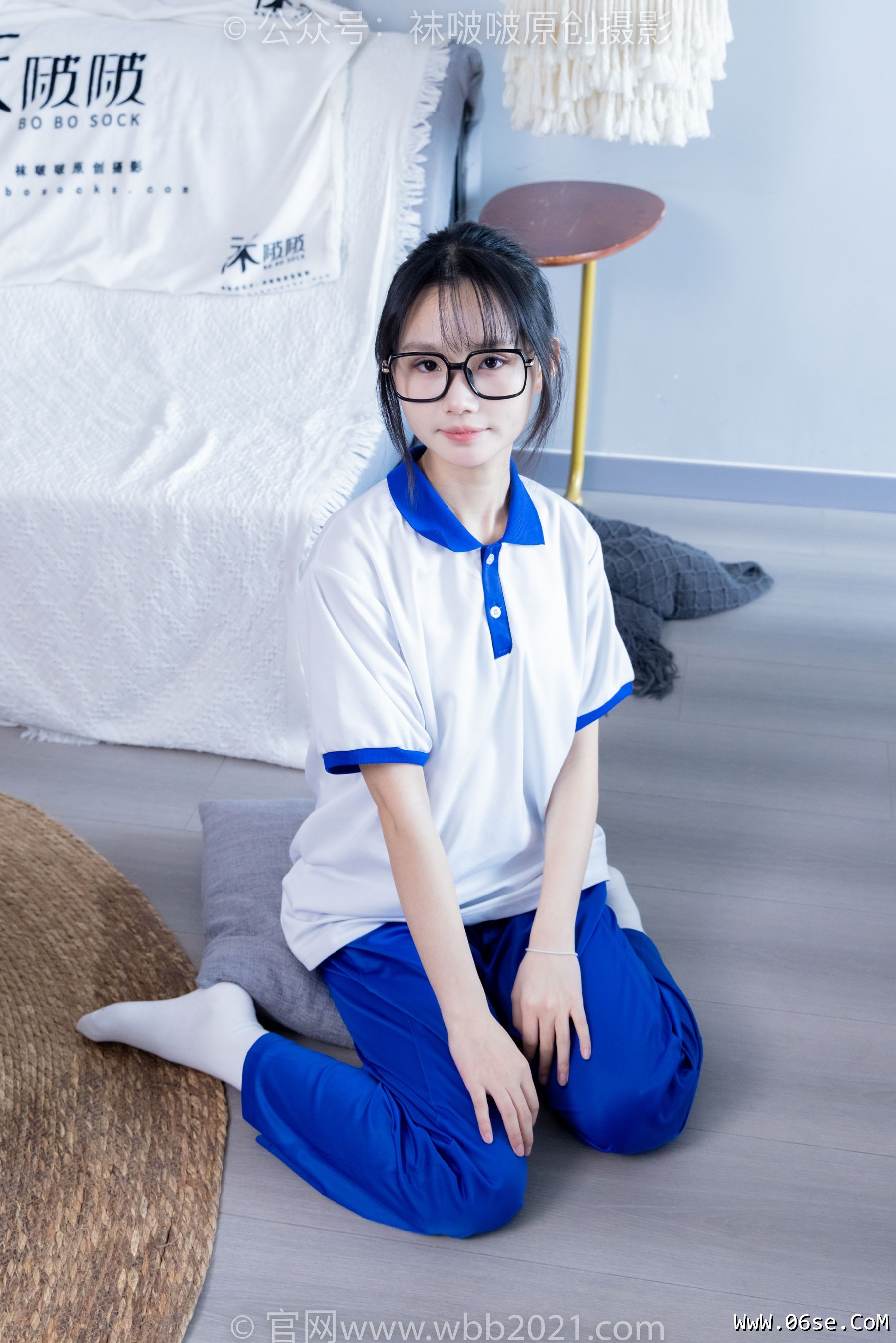 图片[109]-BoBoSocks袜啵啵 No.351 甜甜圈 -板鞋、白棉袜、肉丝、校服裤里丝[150P]-六色网