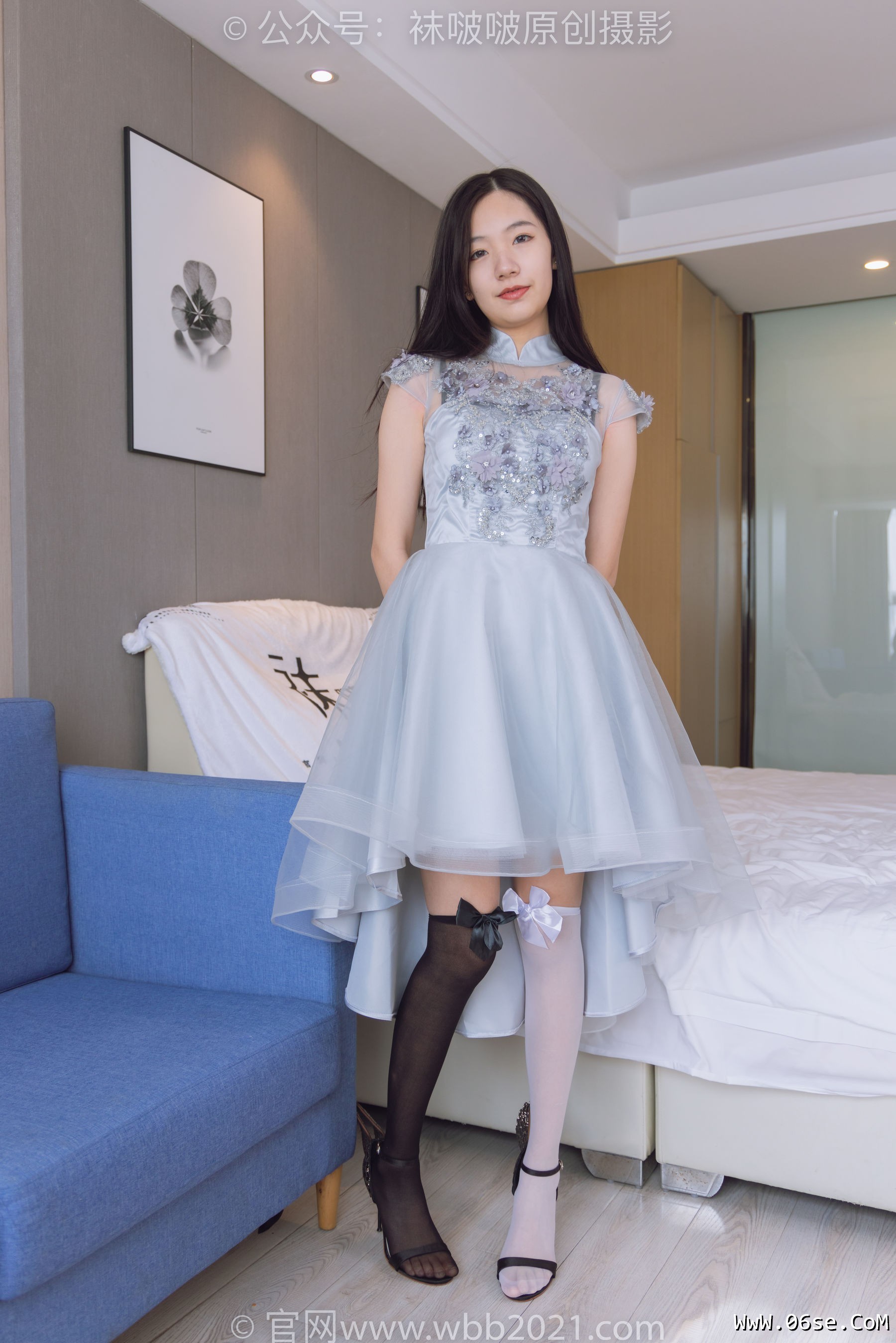 图片[118]-BoBoSocks袜啵啵 No.356 小甜豆 -高跟鞋、黑白丝大腿袜[150P]-六色网