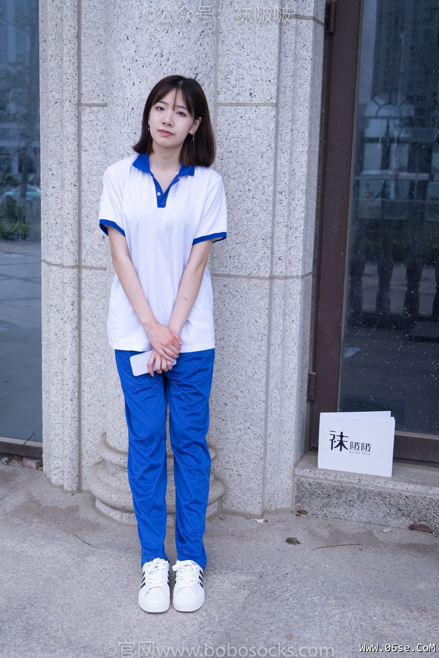 图片[11]-BoBoSocks袜啵啵 No.022 小甜豆-校服、贝壳头、白棉袜、肉丝[140P]-六色网