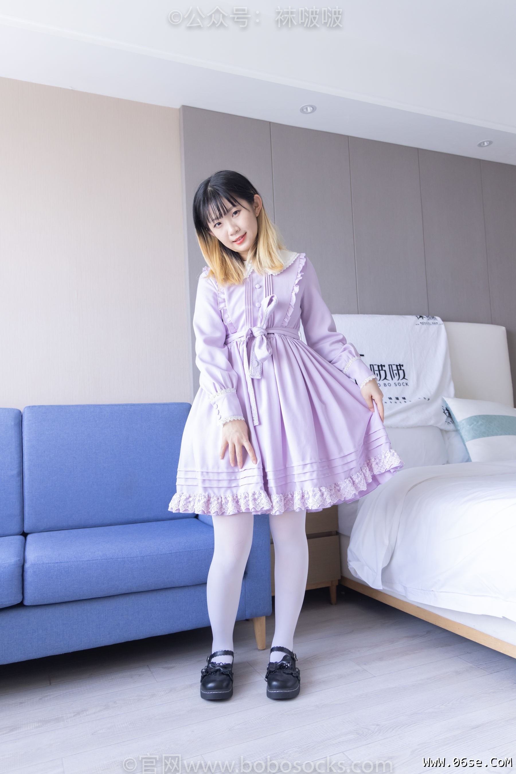 图片[17]-BoBoSocks袜啵啵 No.079 砂糖-皮鞋、厚白丝[140P]-六色网