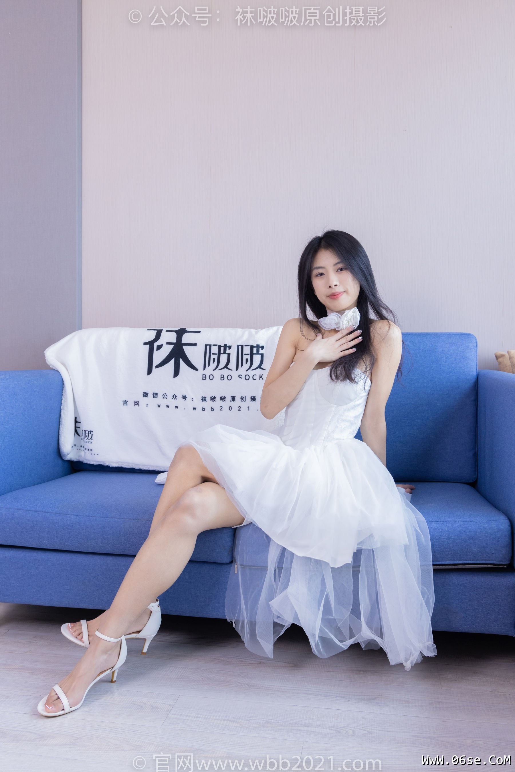 图片[34]-BoBoSocks袜啵啵 No.409 奶油 -两双高跟鞋、厚白丝大腿袜、裸足[198P]-六色网