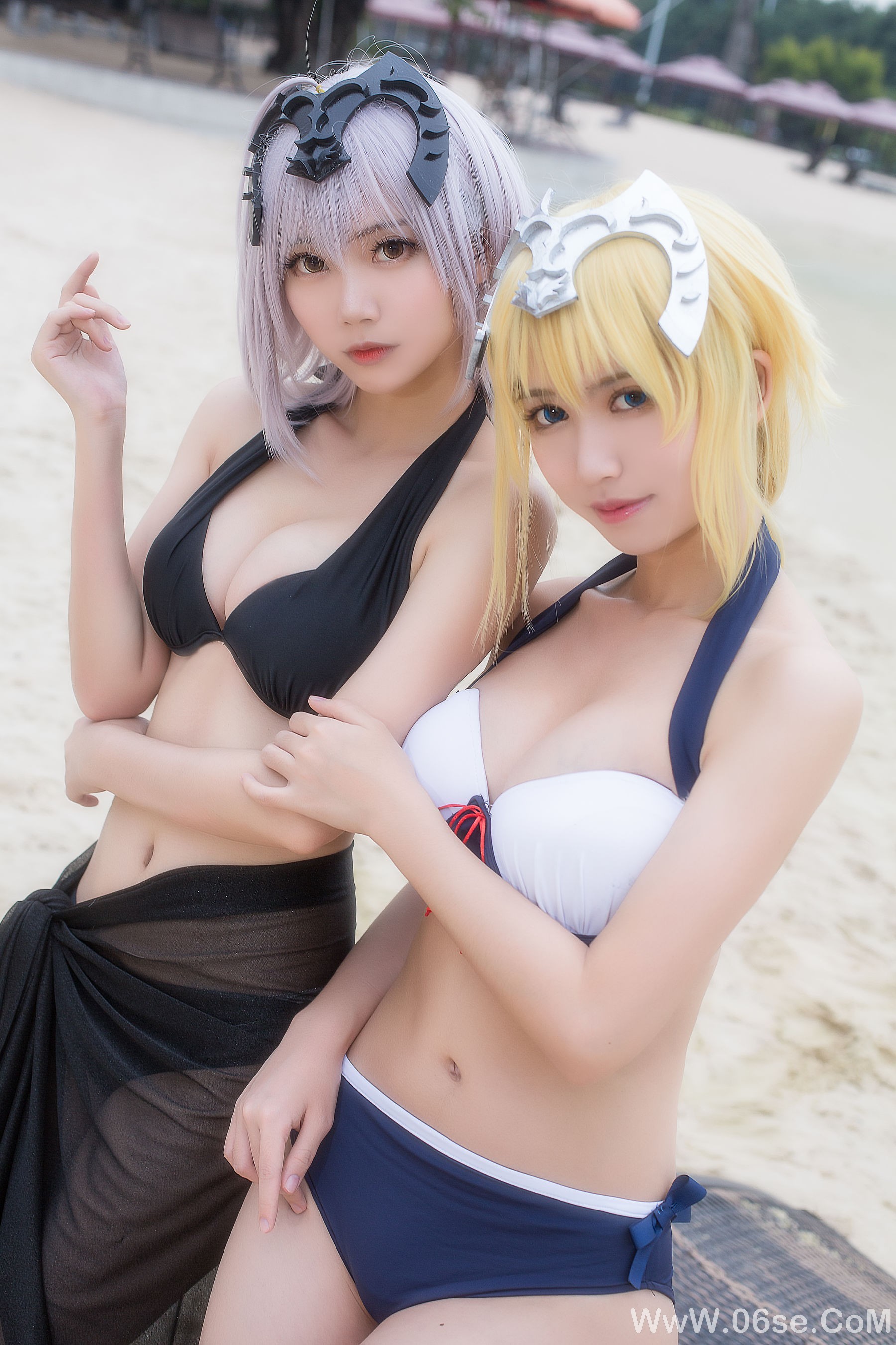 图片[4]-超人气Coser鳗鱼霏儿&大肉丸Amiee 贞德[58P]-六色网