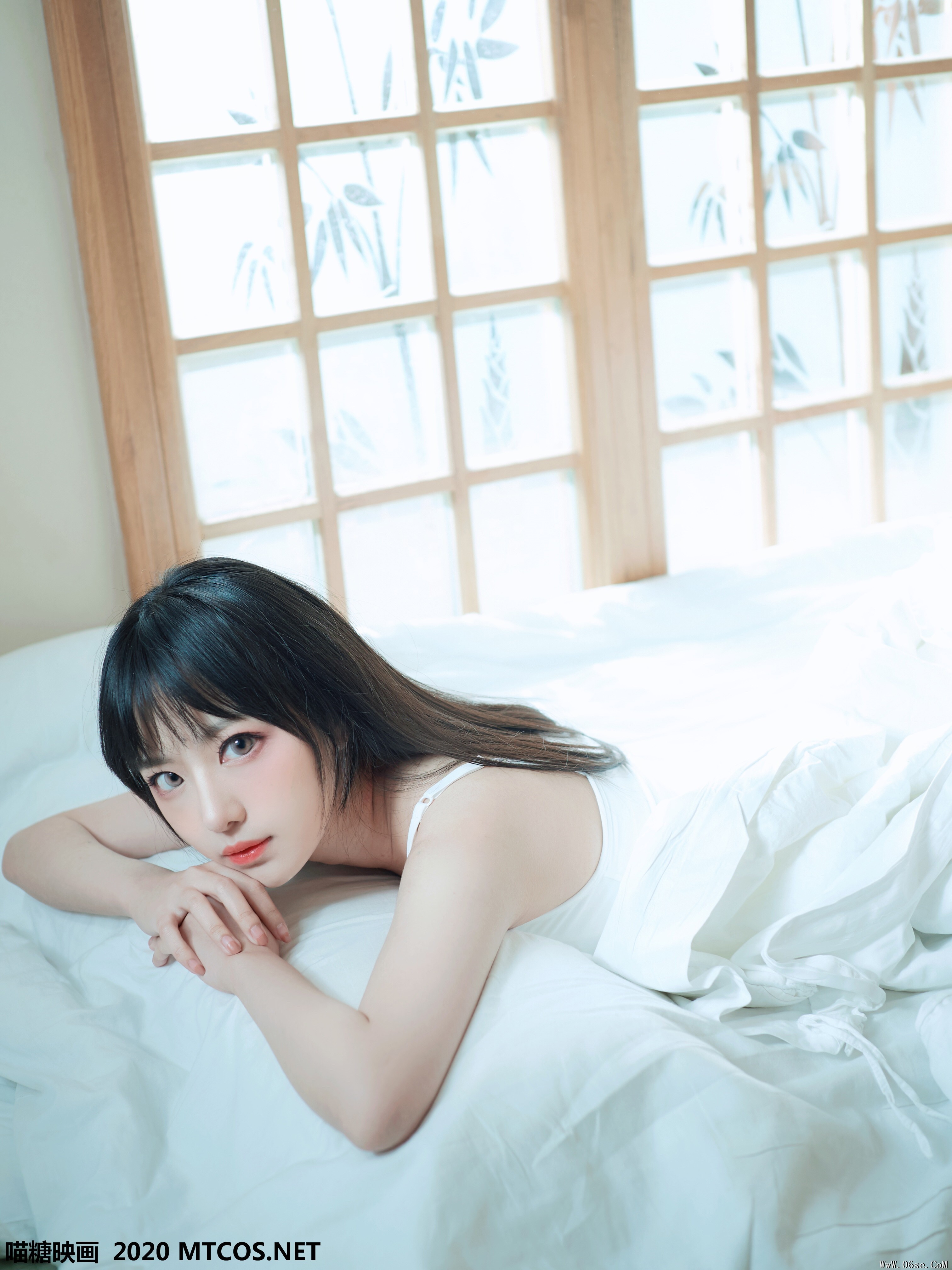 图片[4]-喵糖映画 VOL.143 日系白T私房[35P／180M]-六色网